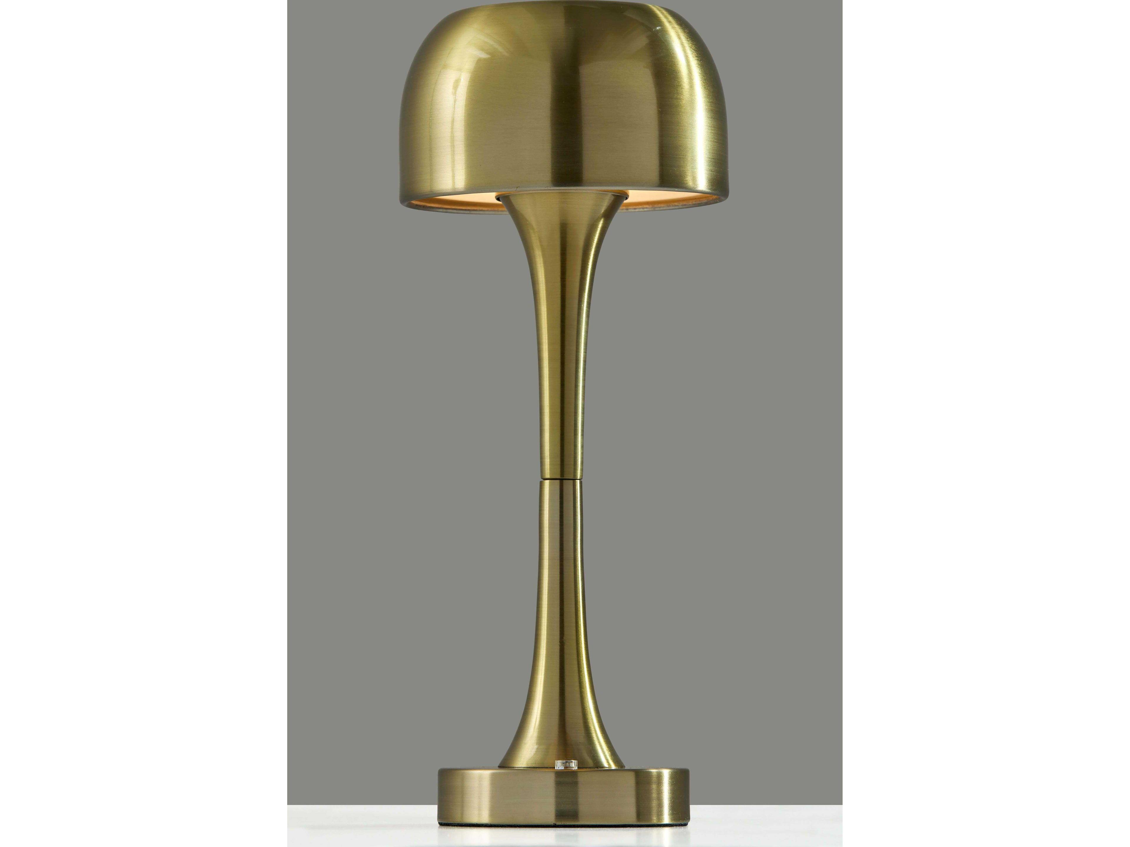 Adesso Jimmy Antique Brass Table Lamp