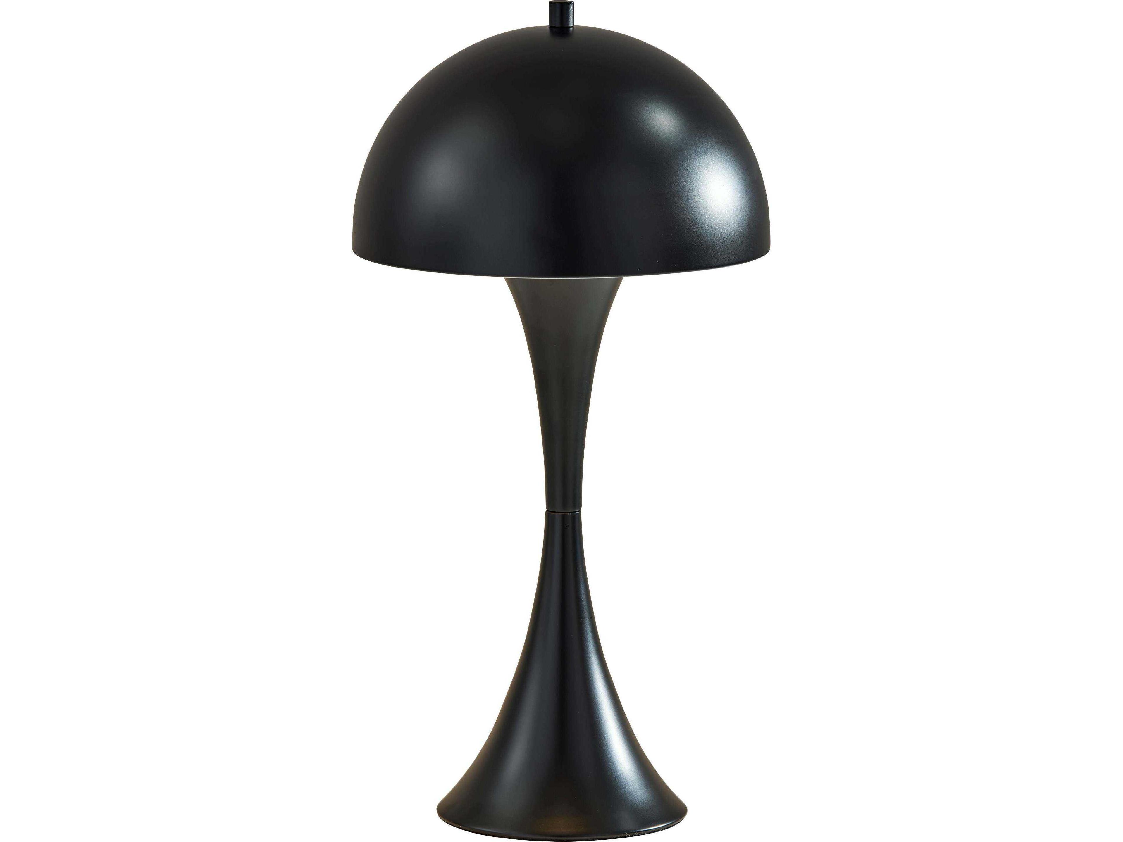 Adesso Lennon Black Metal Table Lamp