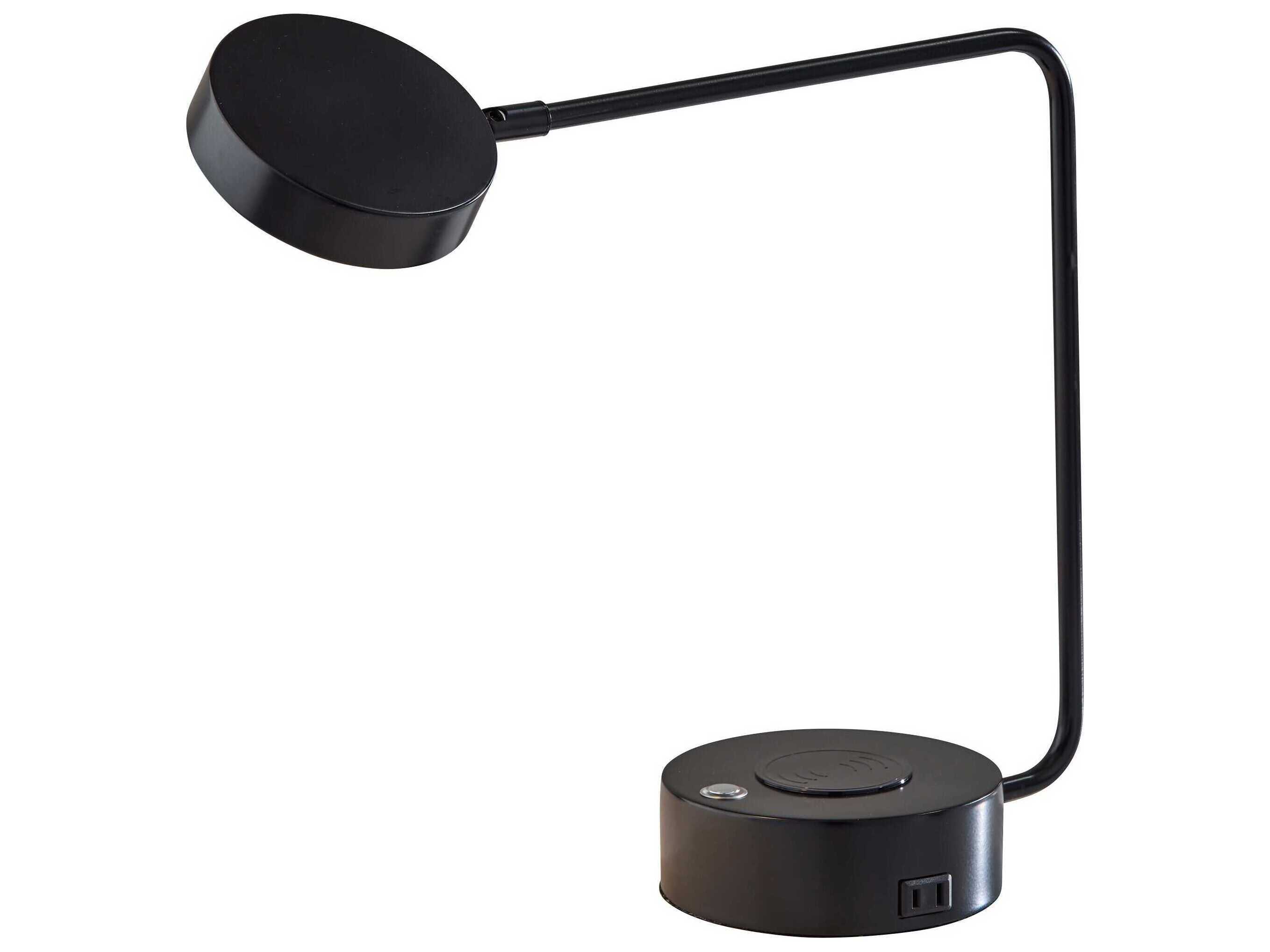Adesso Viper Black Desk Lamp