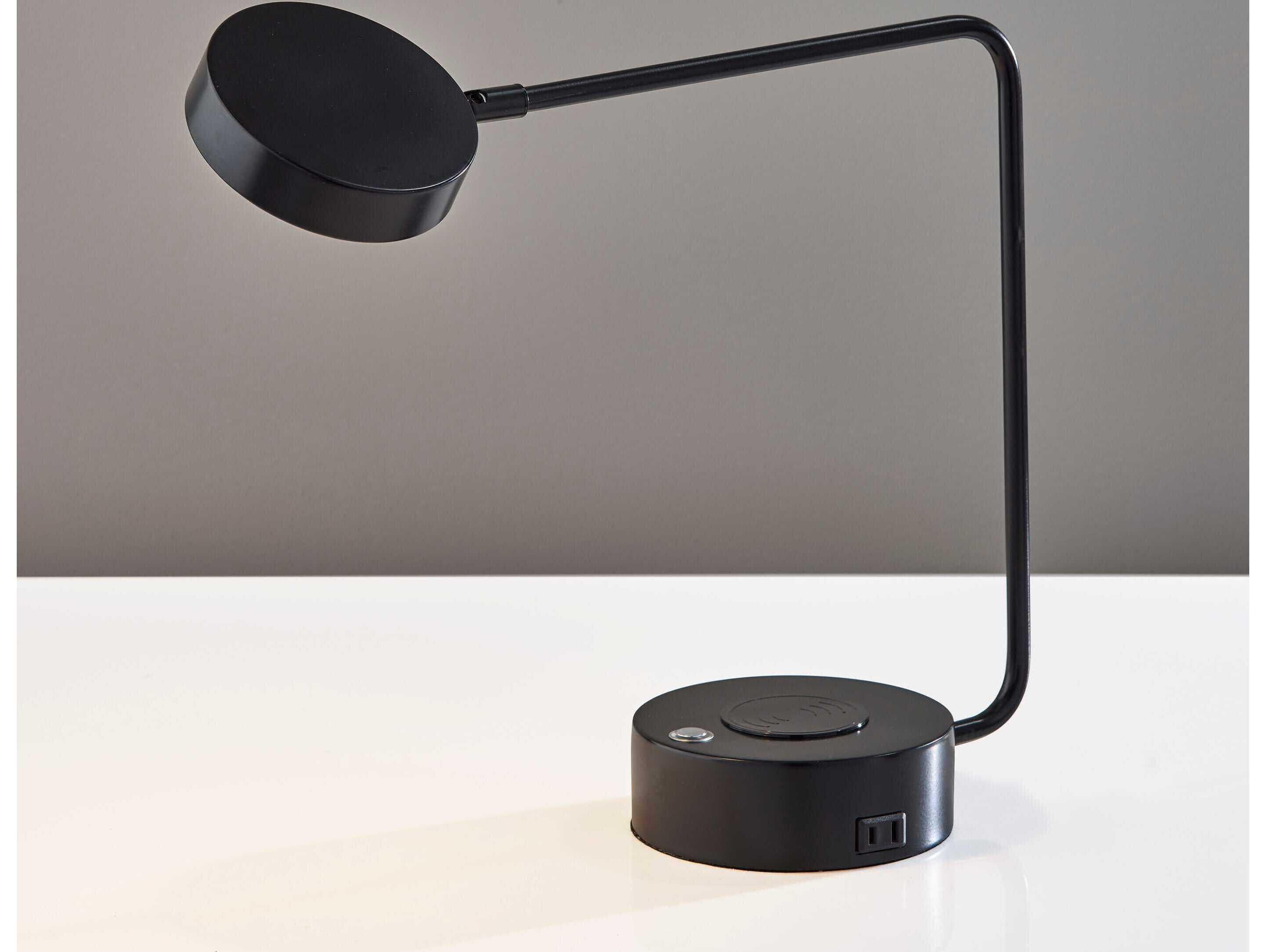 Adesso Viper Black Desk Lamp
