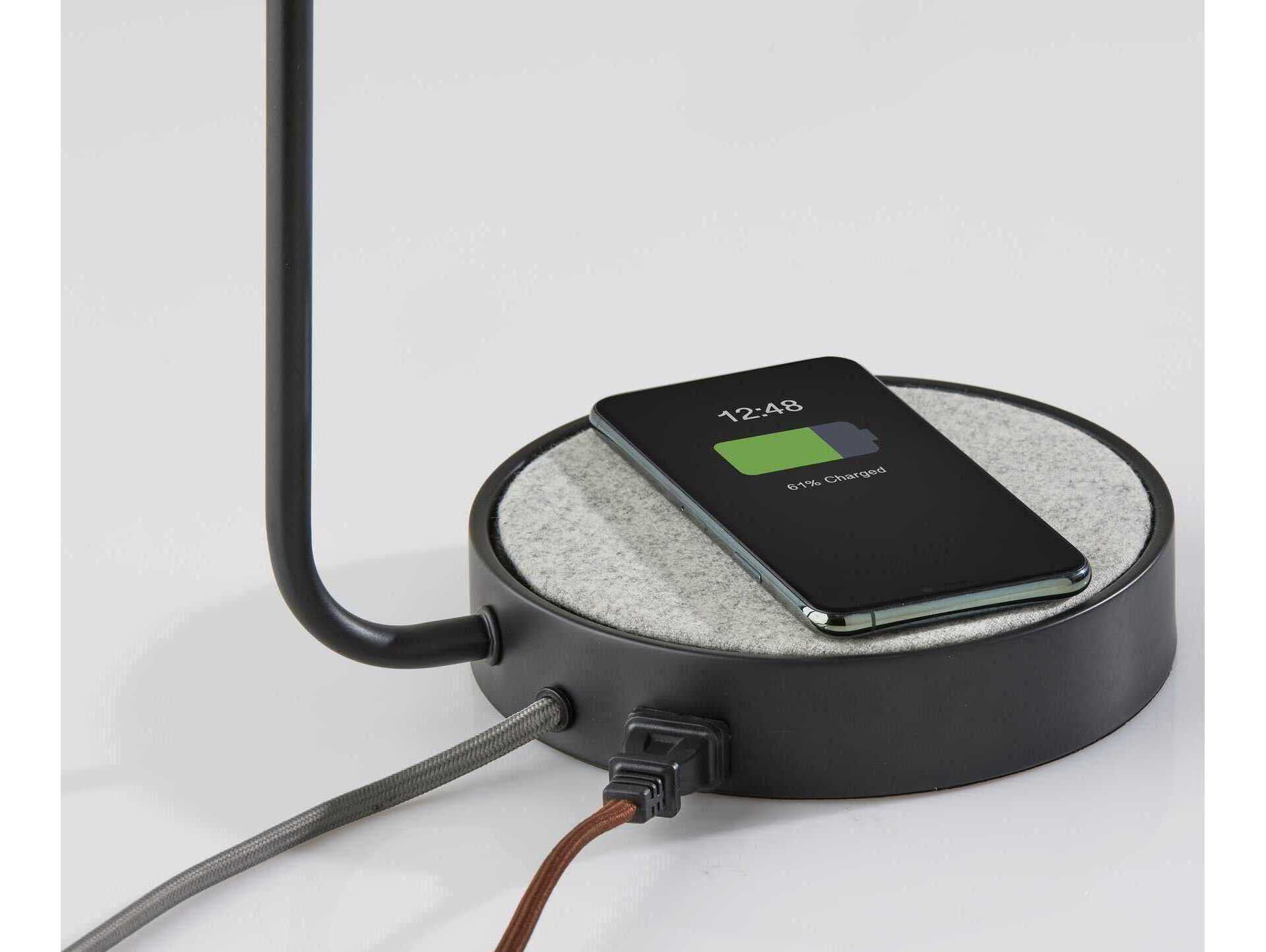 Adesso Brooks Black Desk Lamp