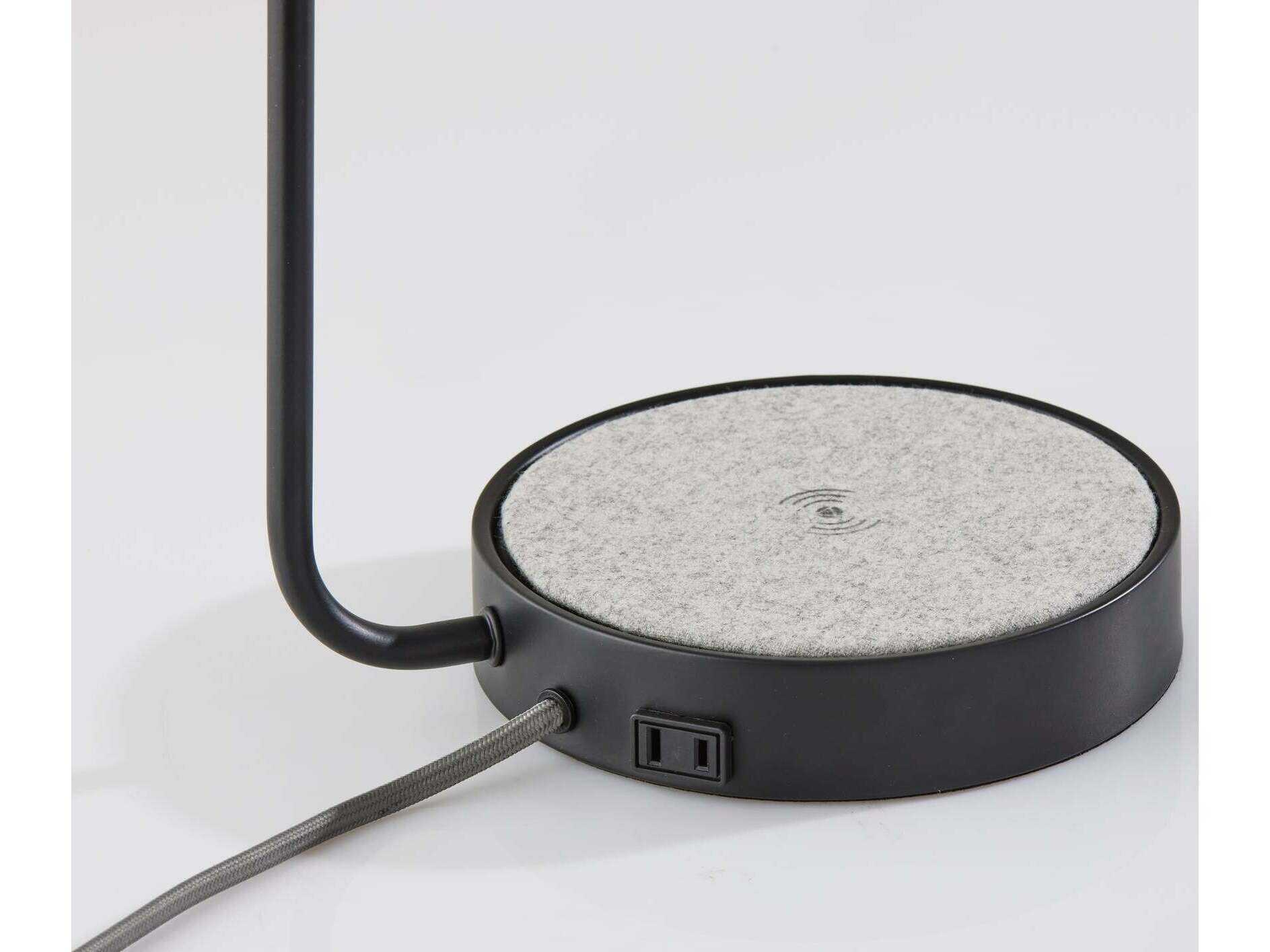 Adesso Brooks Black Desk Lamp