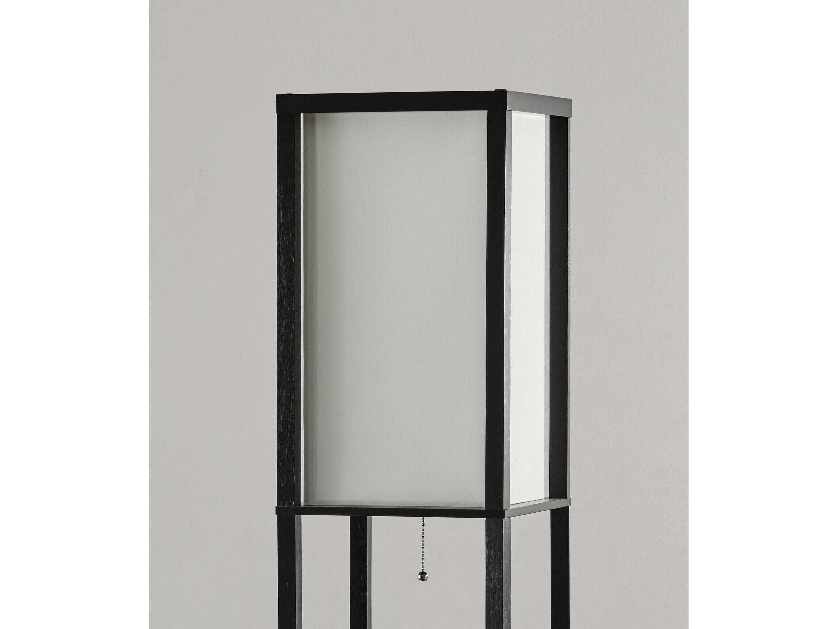Adesso Titan Black Floor Lamp