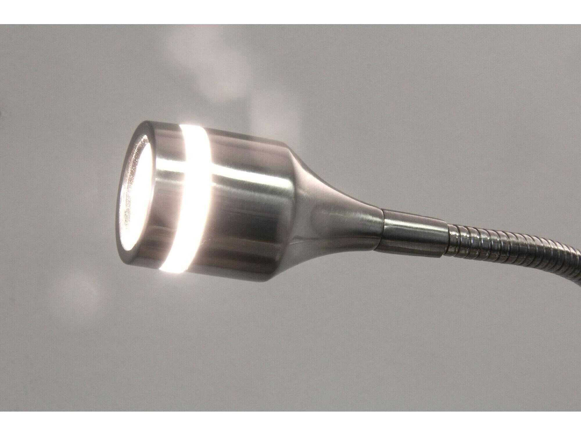 Adesso Prospect Brushed Steel Desk Lamp