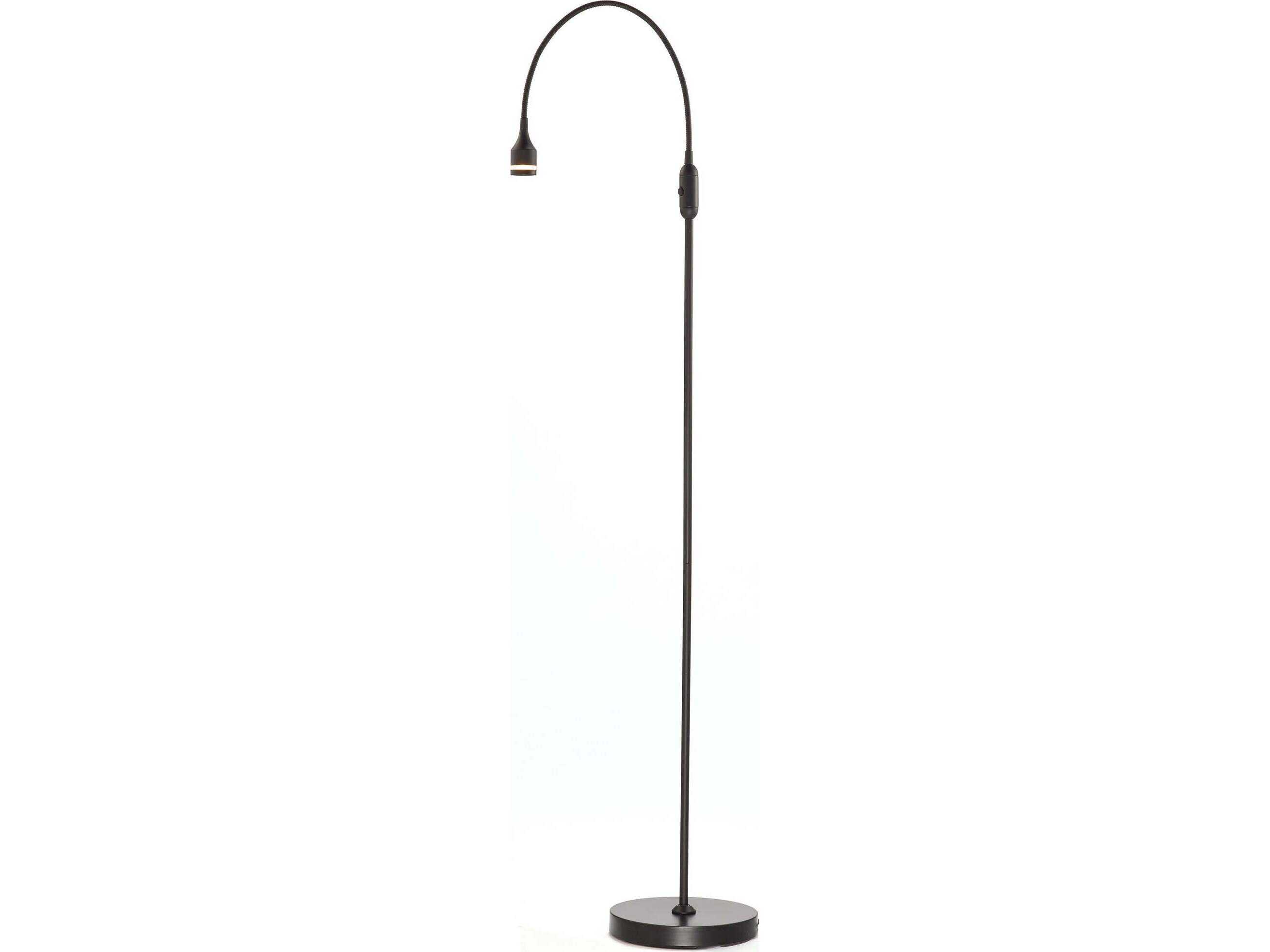 Adesso Prospect Matte Black Floor Lamp