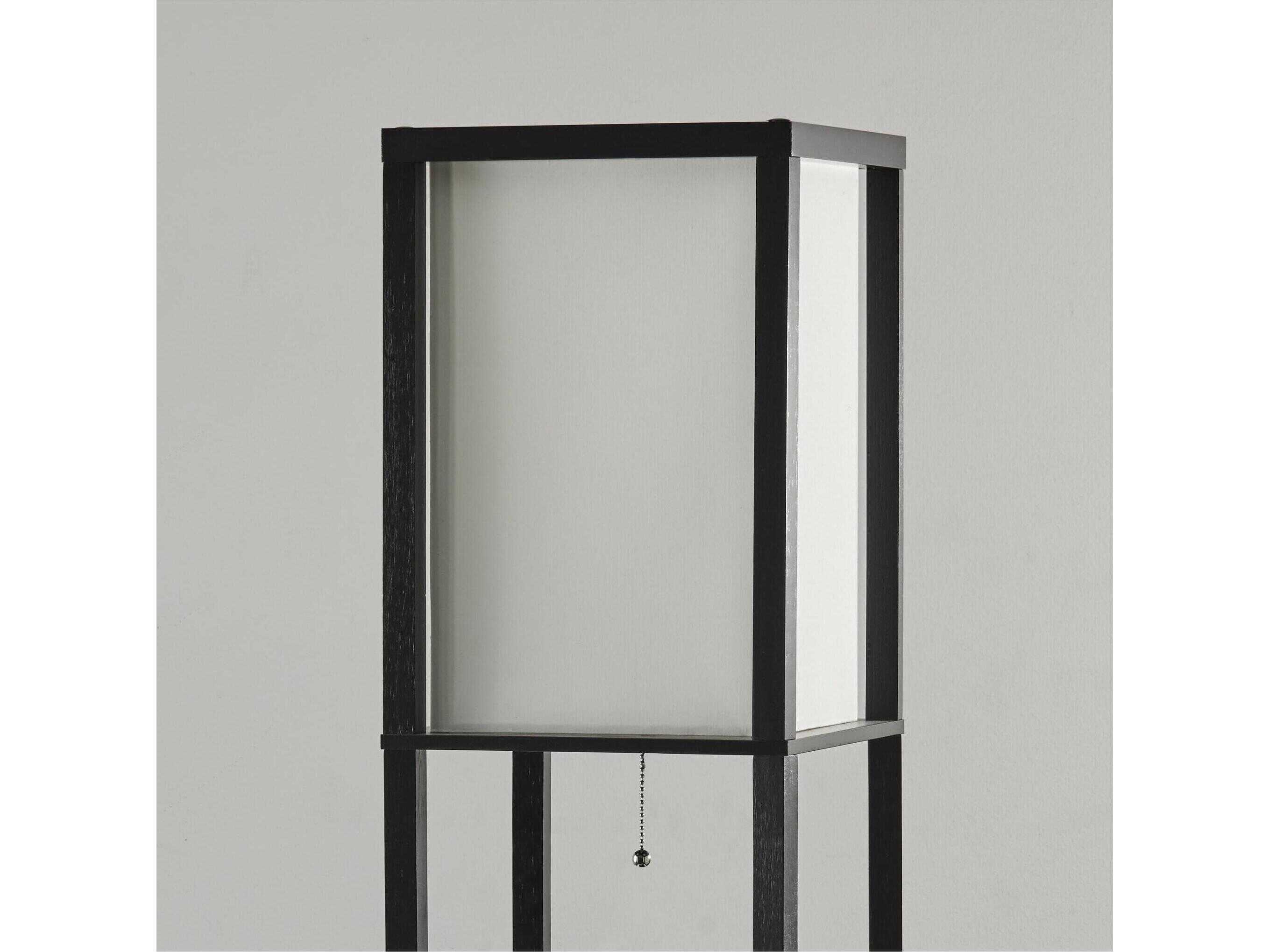 Adesso Murray Black Floor Lamp
