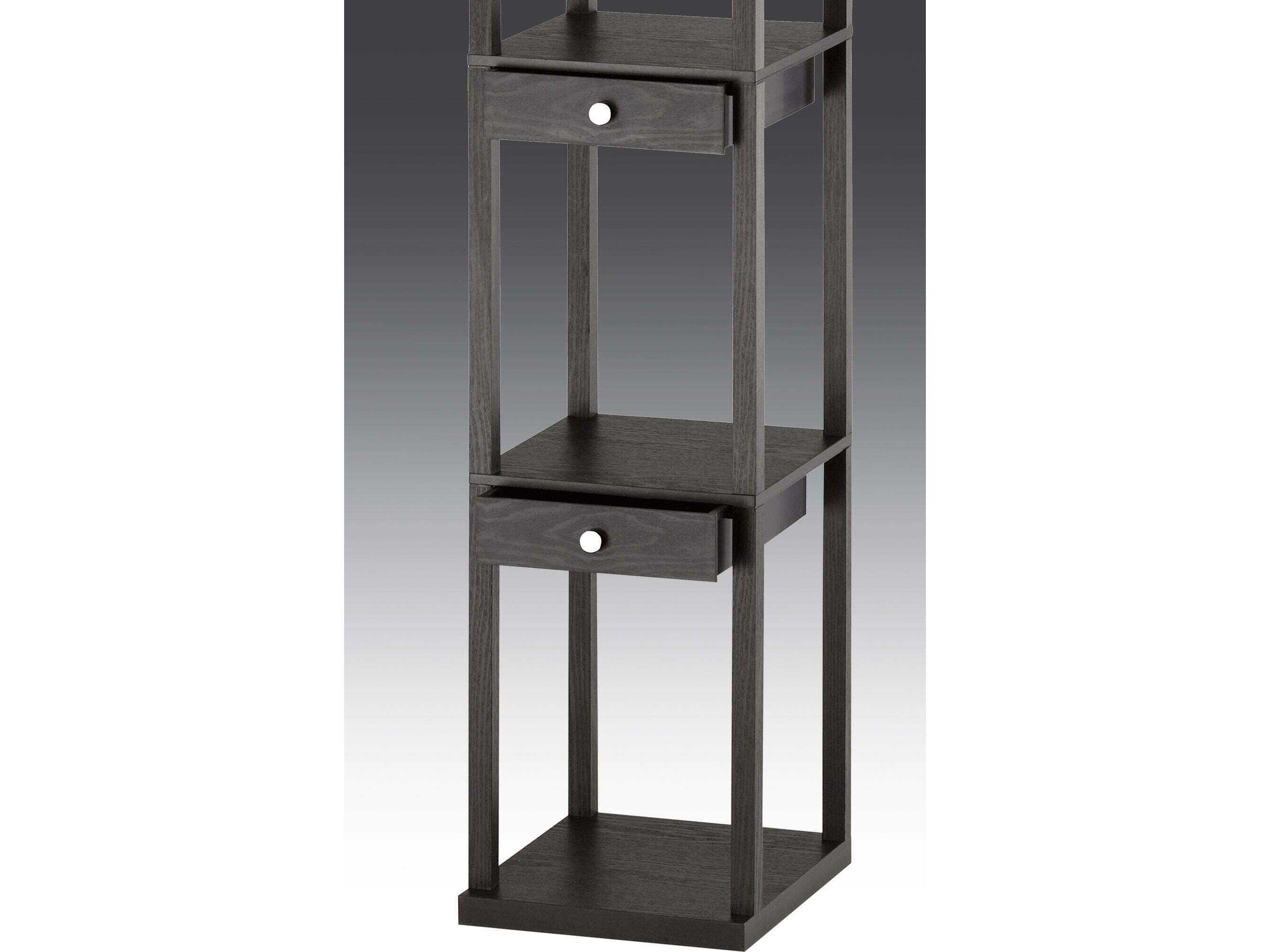 Adesso Murray Black Floor Lamp