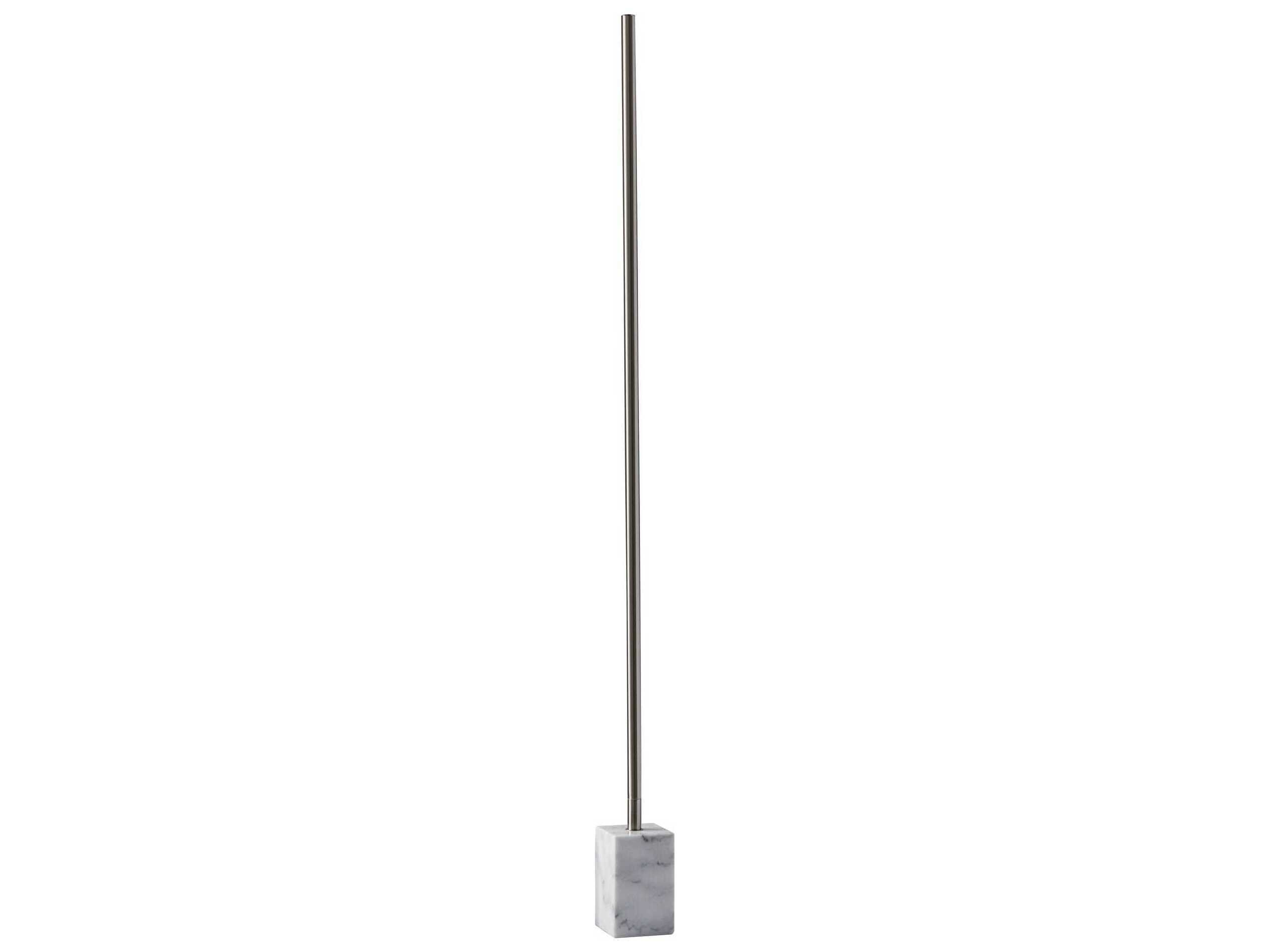 Adesso Felix Brushed Steel Floor Lamp