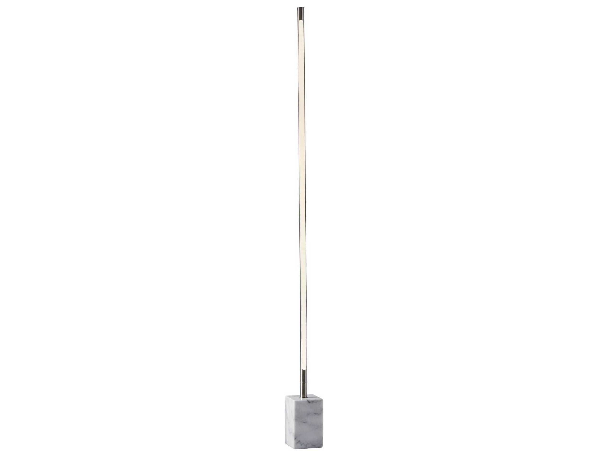 Adesso Felix Brushed Steel Floor Lamp