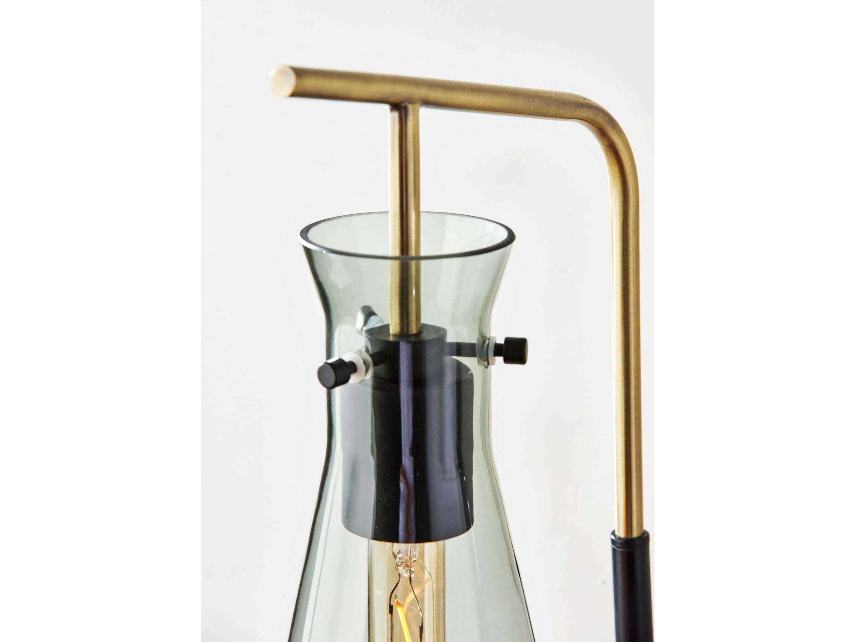 Adesso Walker Black Wall Sconce