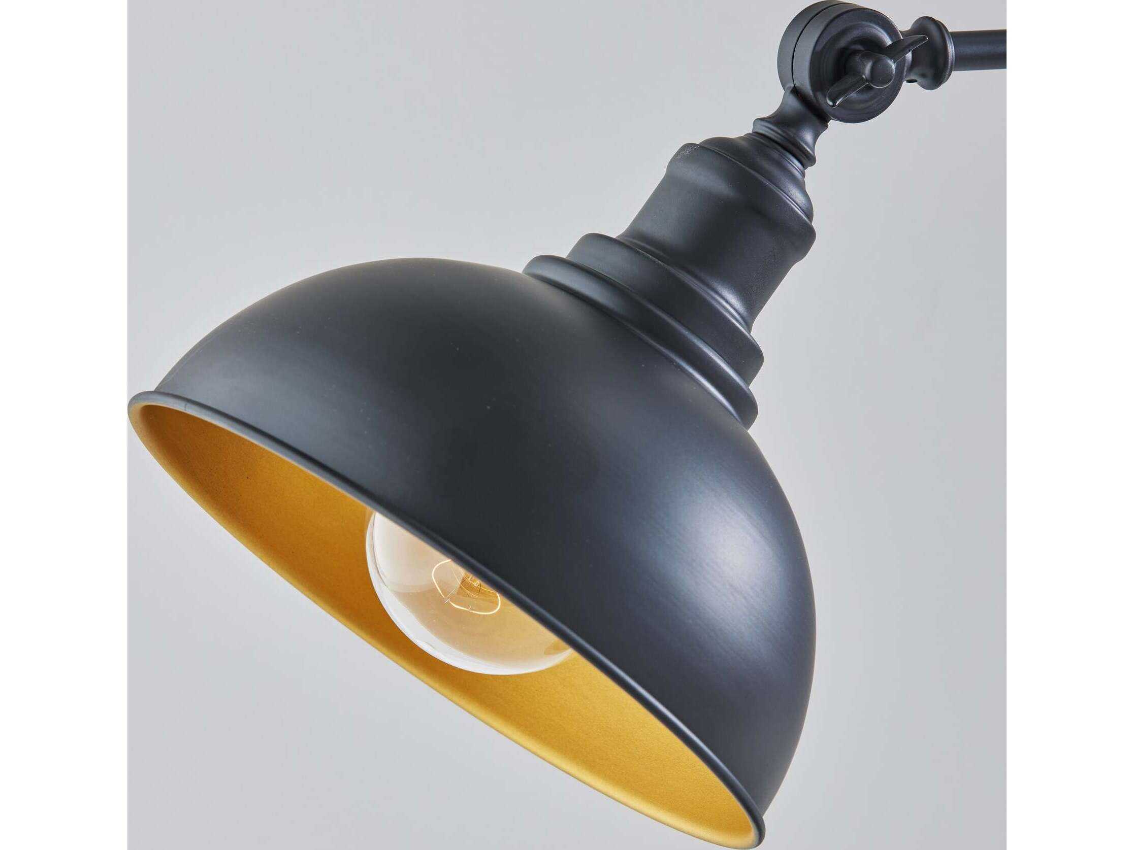 Adesso Wallace Black Desk Lamp