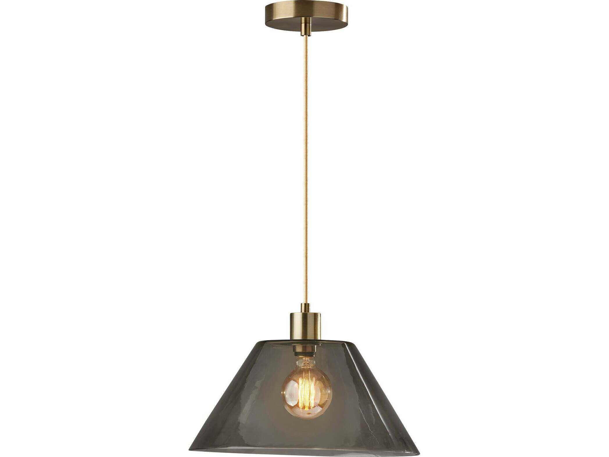 Adesso Zoe Antique Brass Mini Pendant