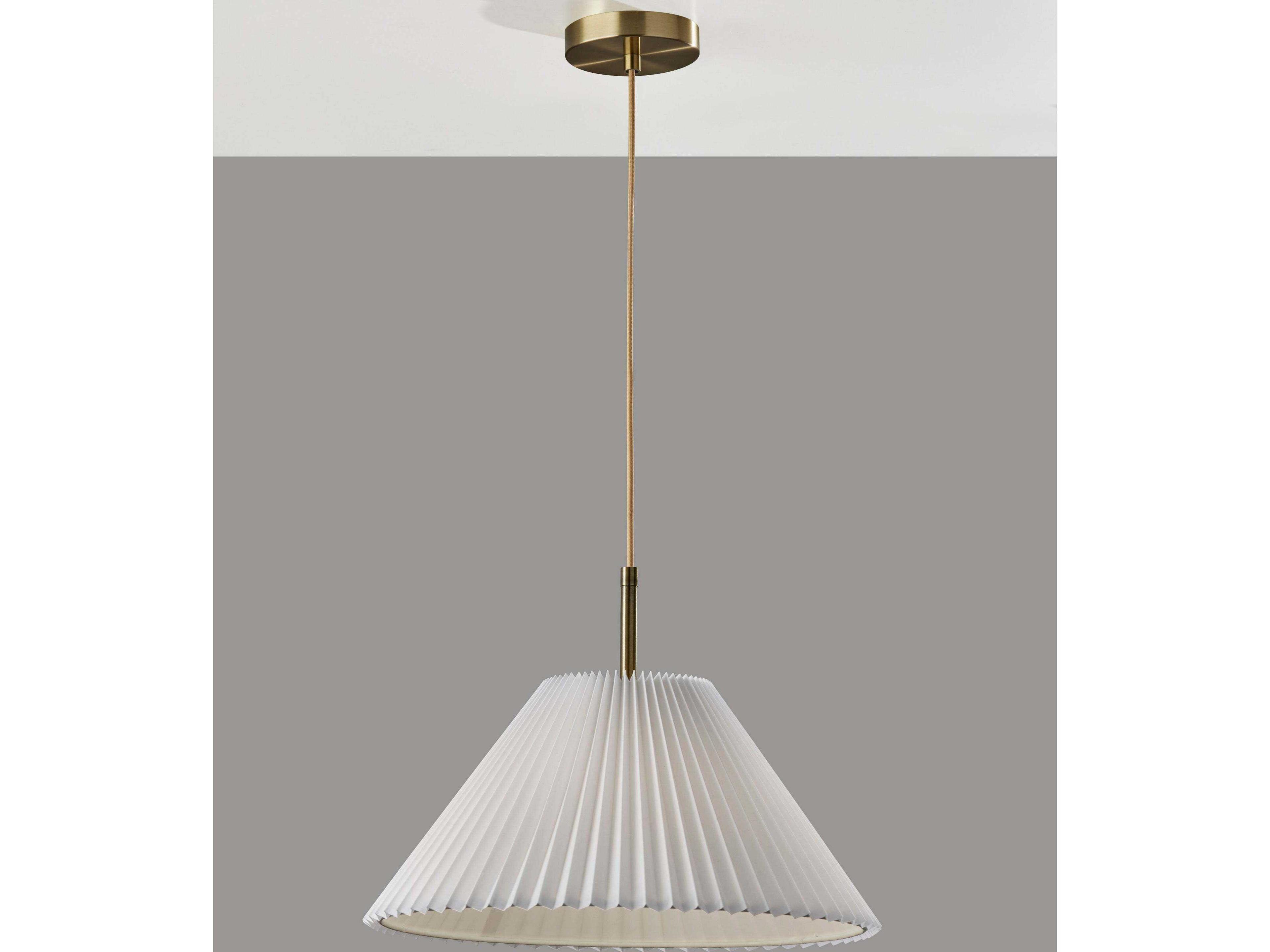 Adesso Scarlet Antique Brass Pendant