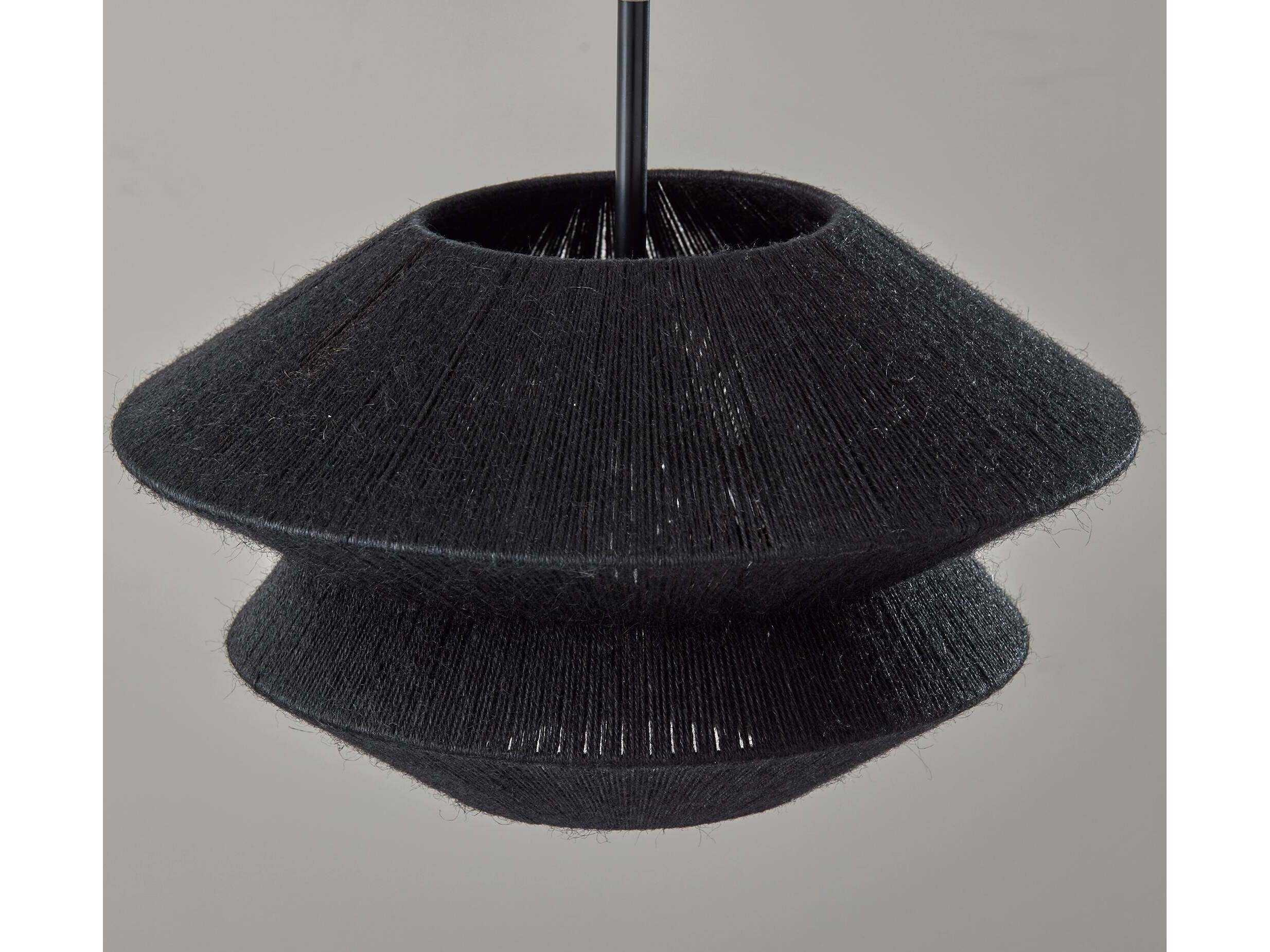 Adesso Gardner Black Geometric Pendant