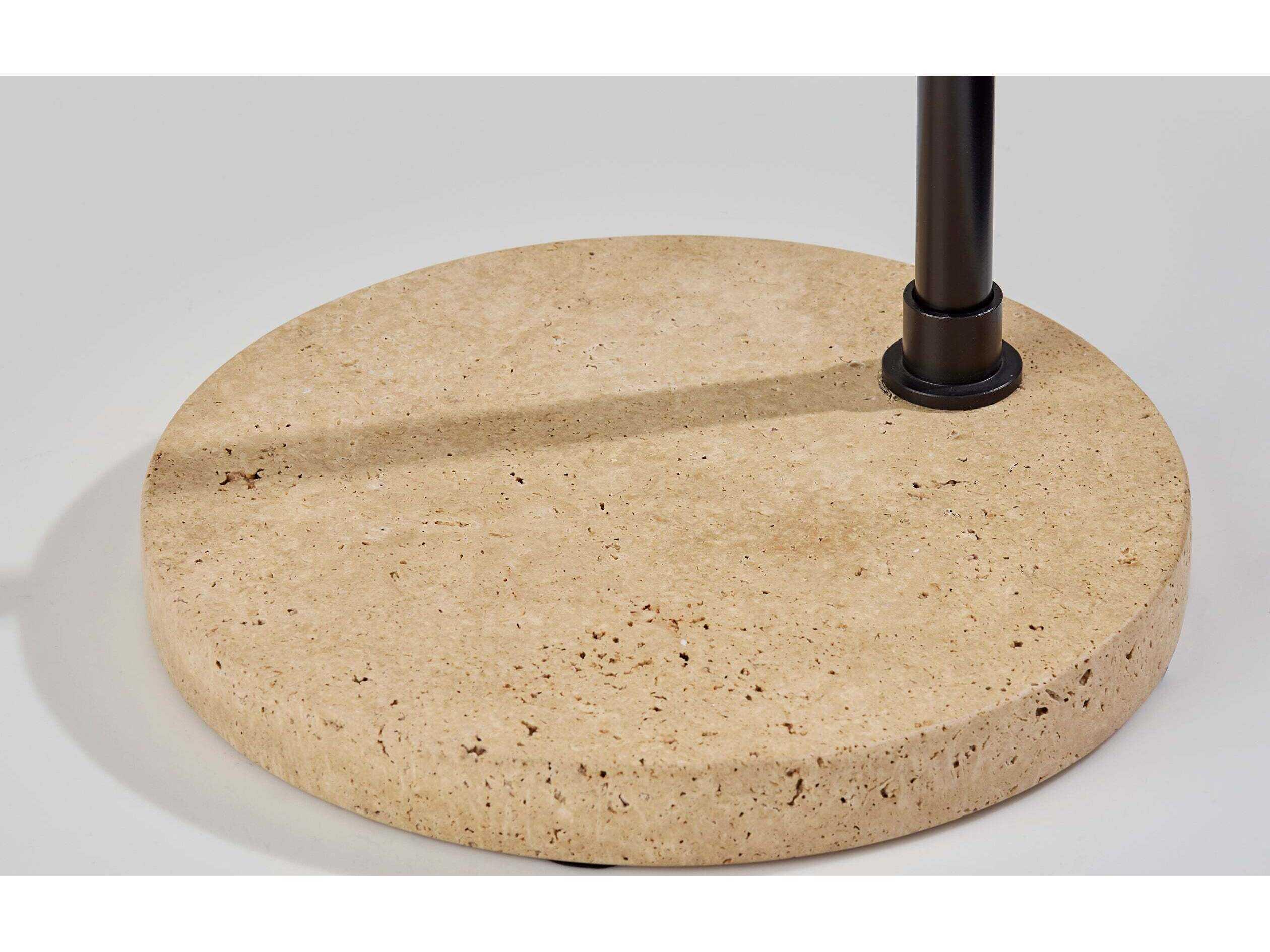 Adesso Gardner Black Rope Floor Lamp