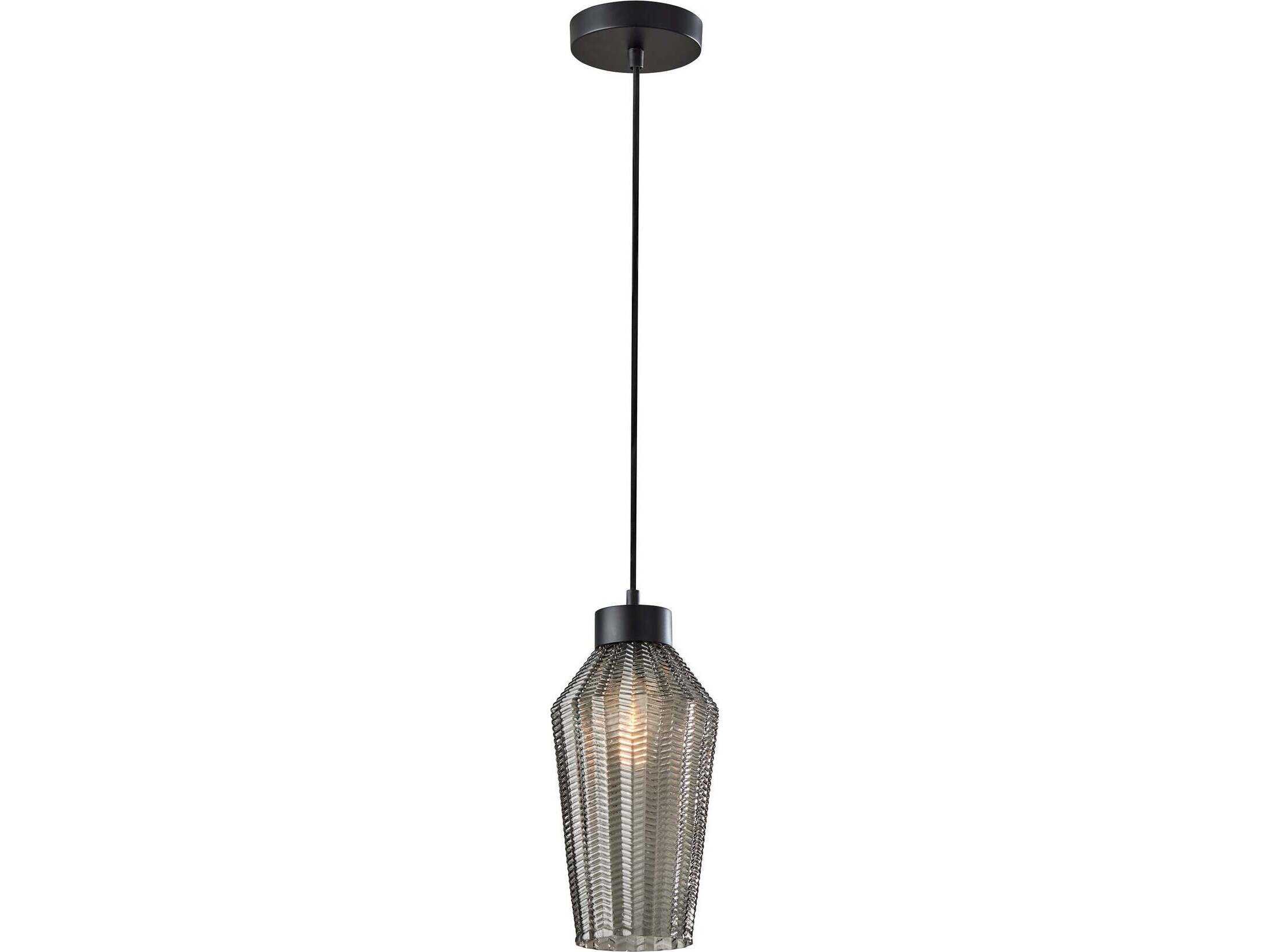 Adesso Belfry Black Mini Pendant