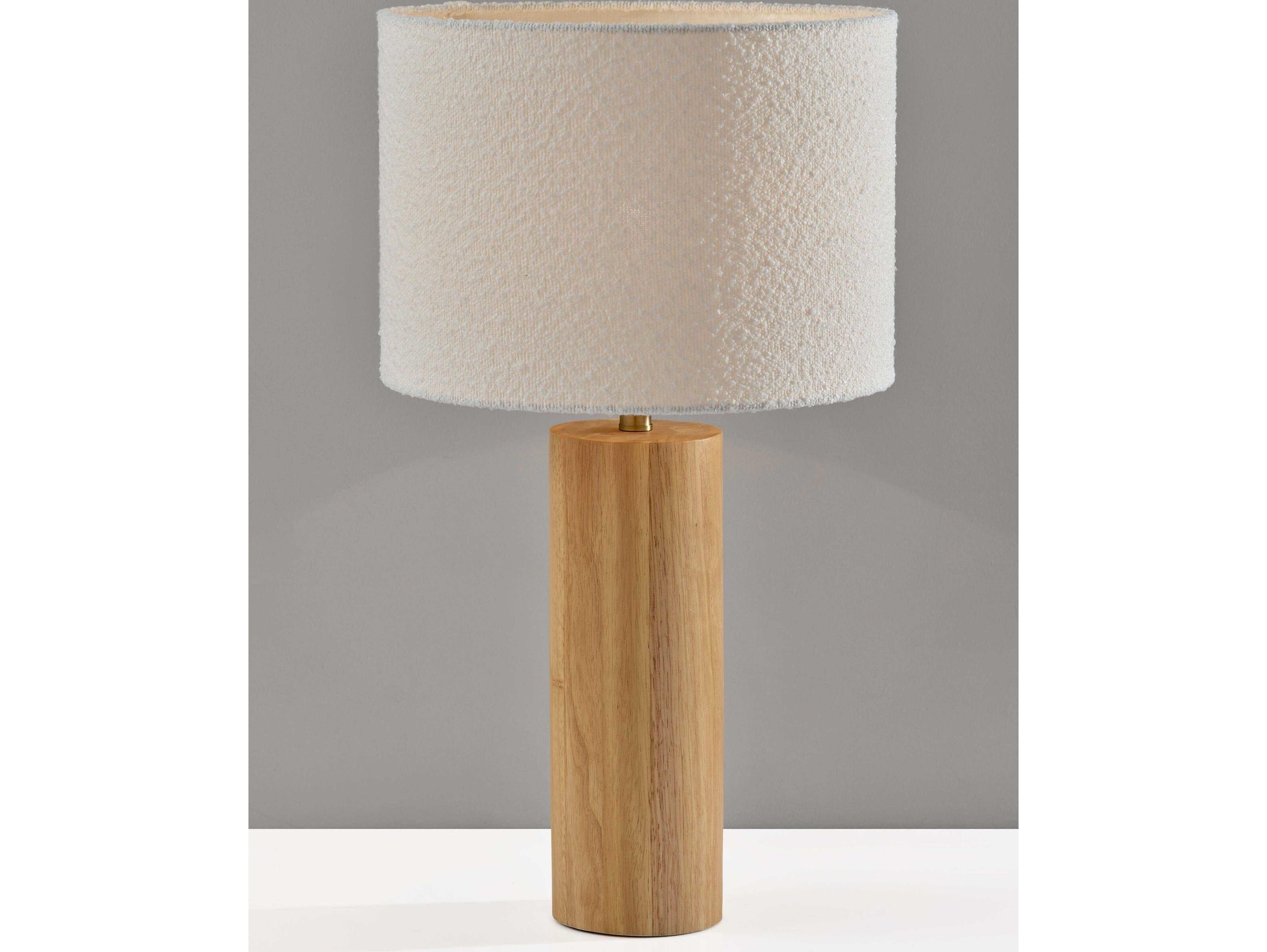 Adesso Brayden Natural Wood Buffet Lamp