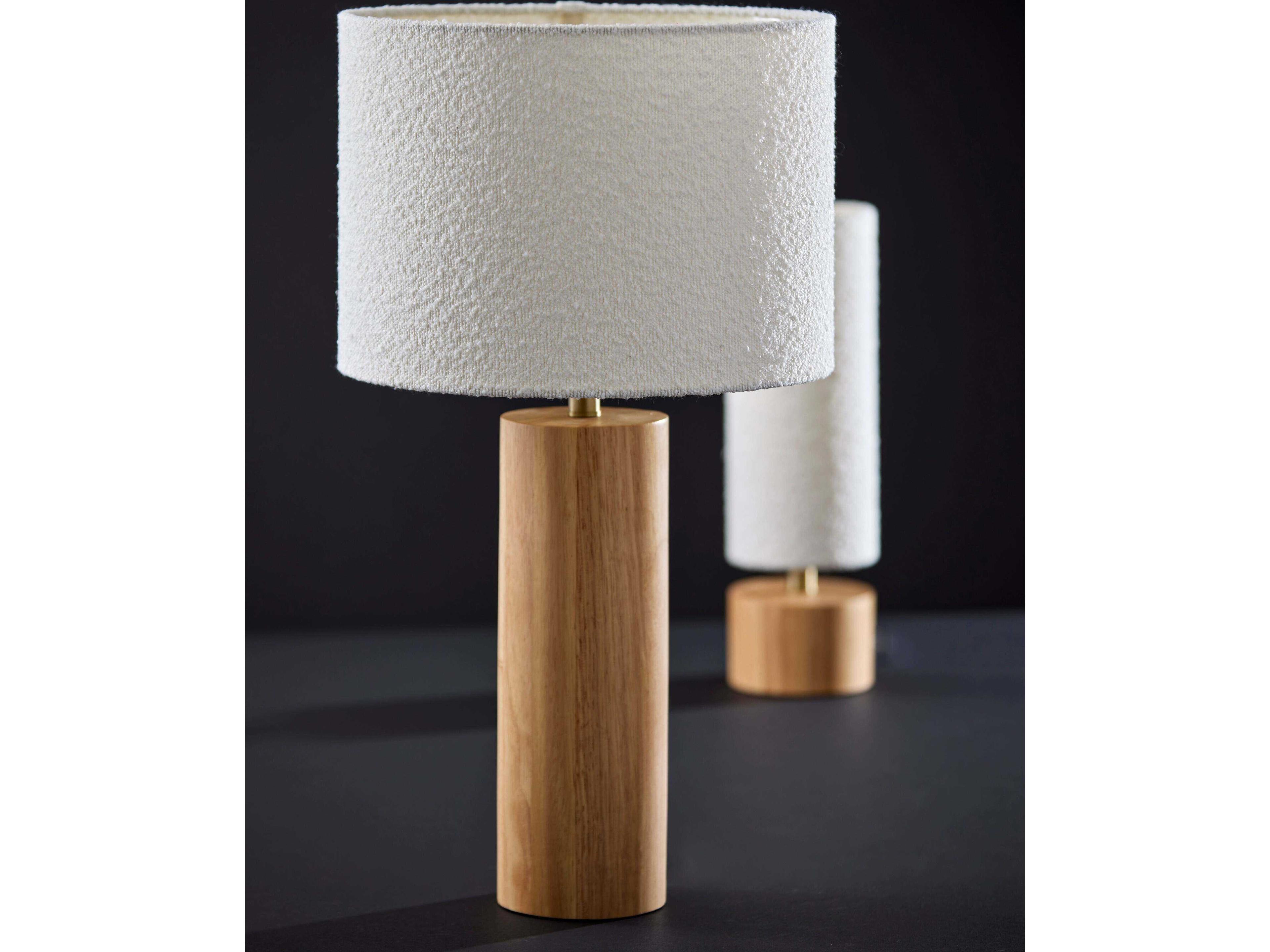 Adesso Brayden Natural Wood Buffet Lamp