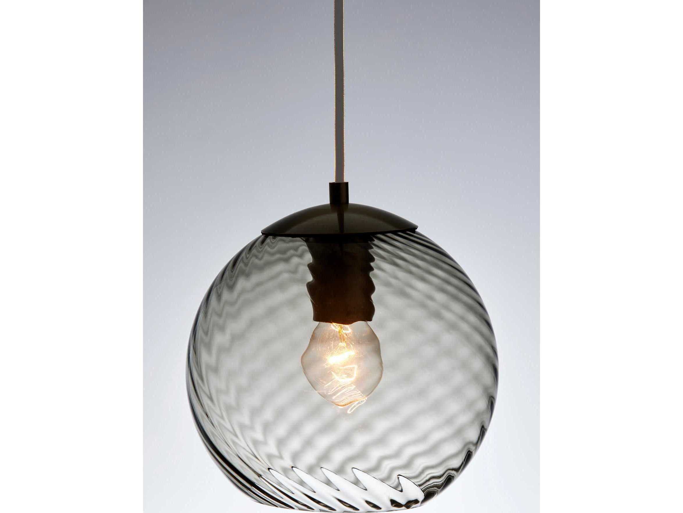 Adesso Camden Antique Brass Globe Mini Pendant