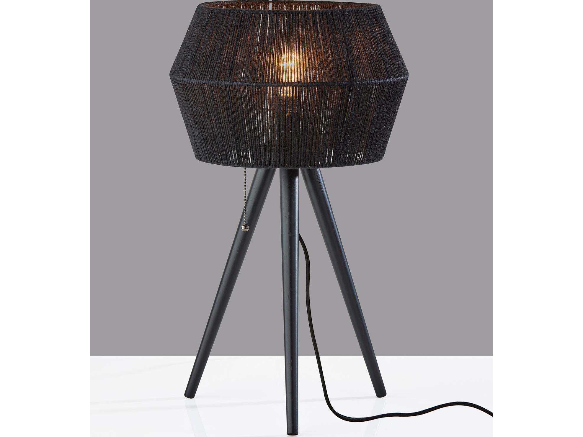 Adesso Montana Black Table Lamp