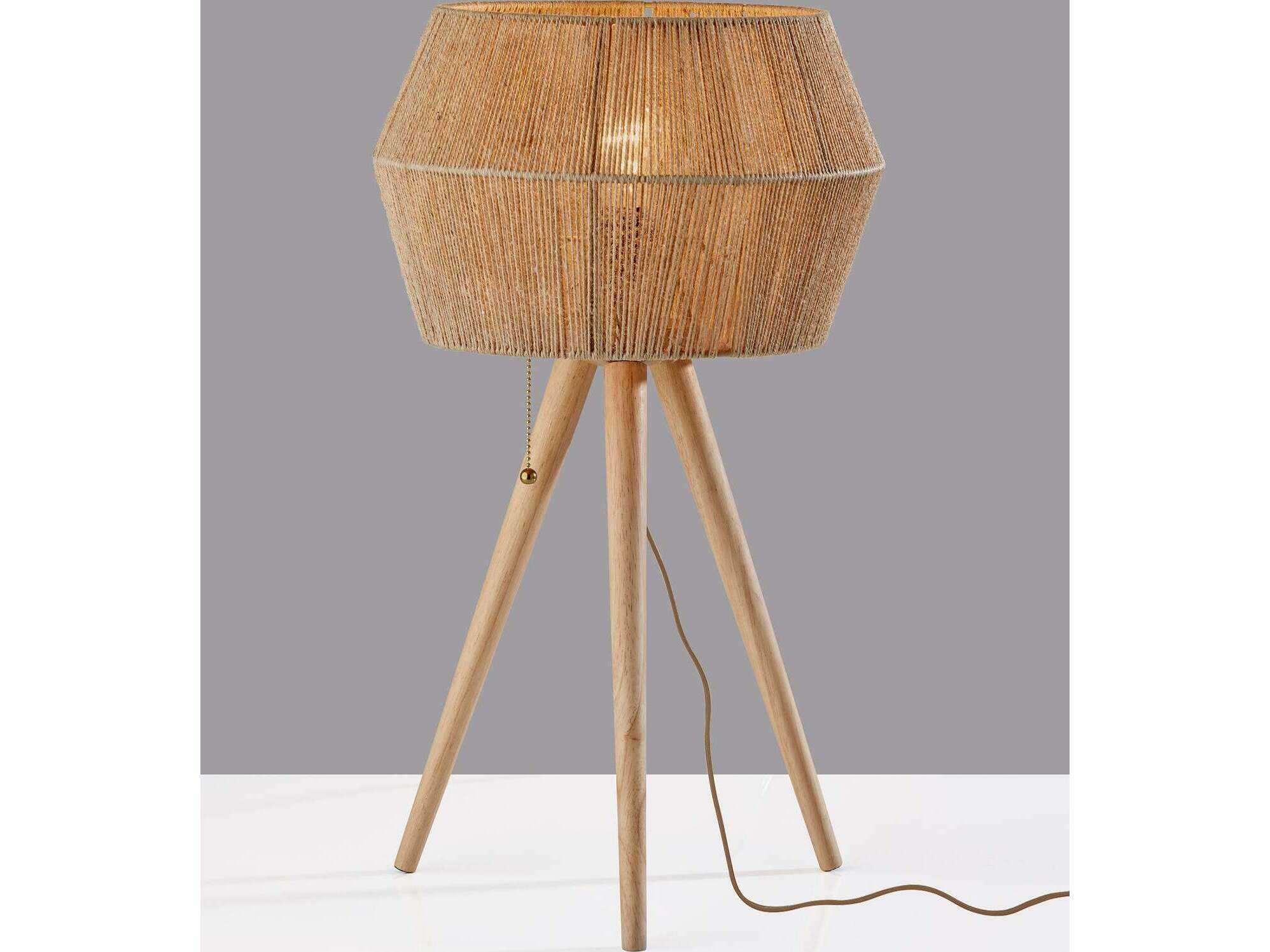 Adesso Montana Natural Brown Table Lamp