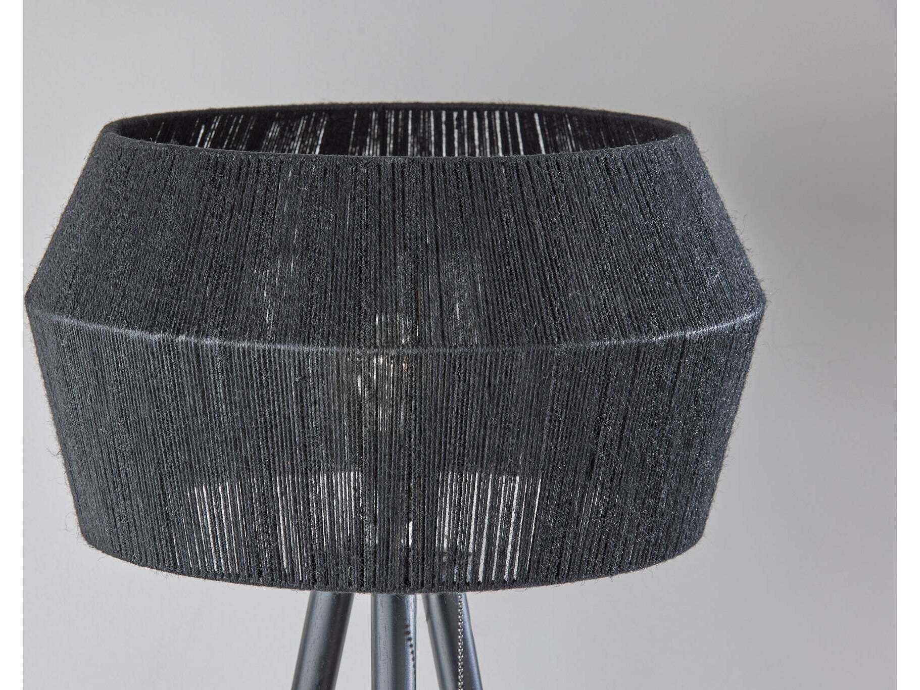 Adesso Montana Black Floor Lamp