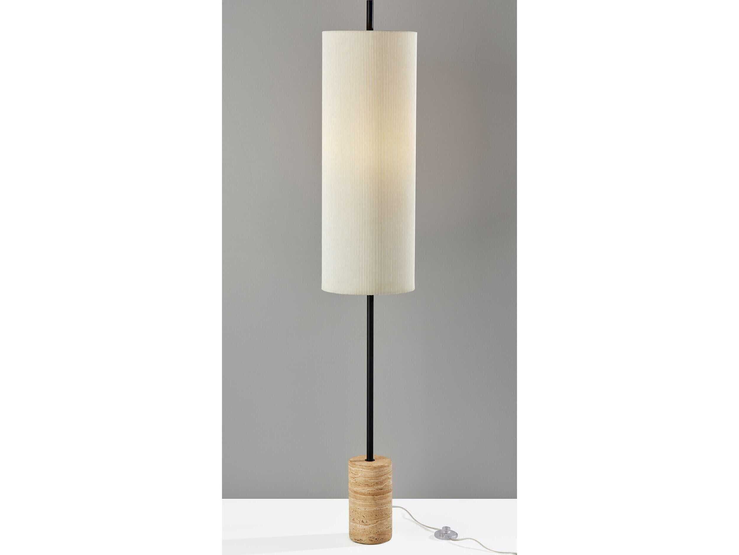 Adesso Eleanor Black Floor Lamp