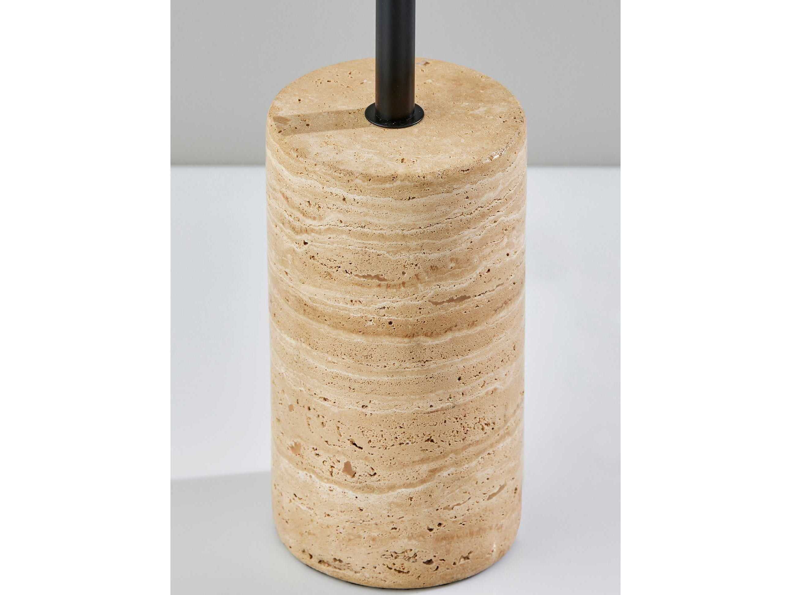 Adesso Eleanor Black Floor Lamp