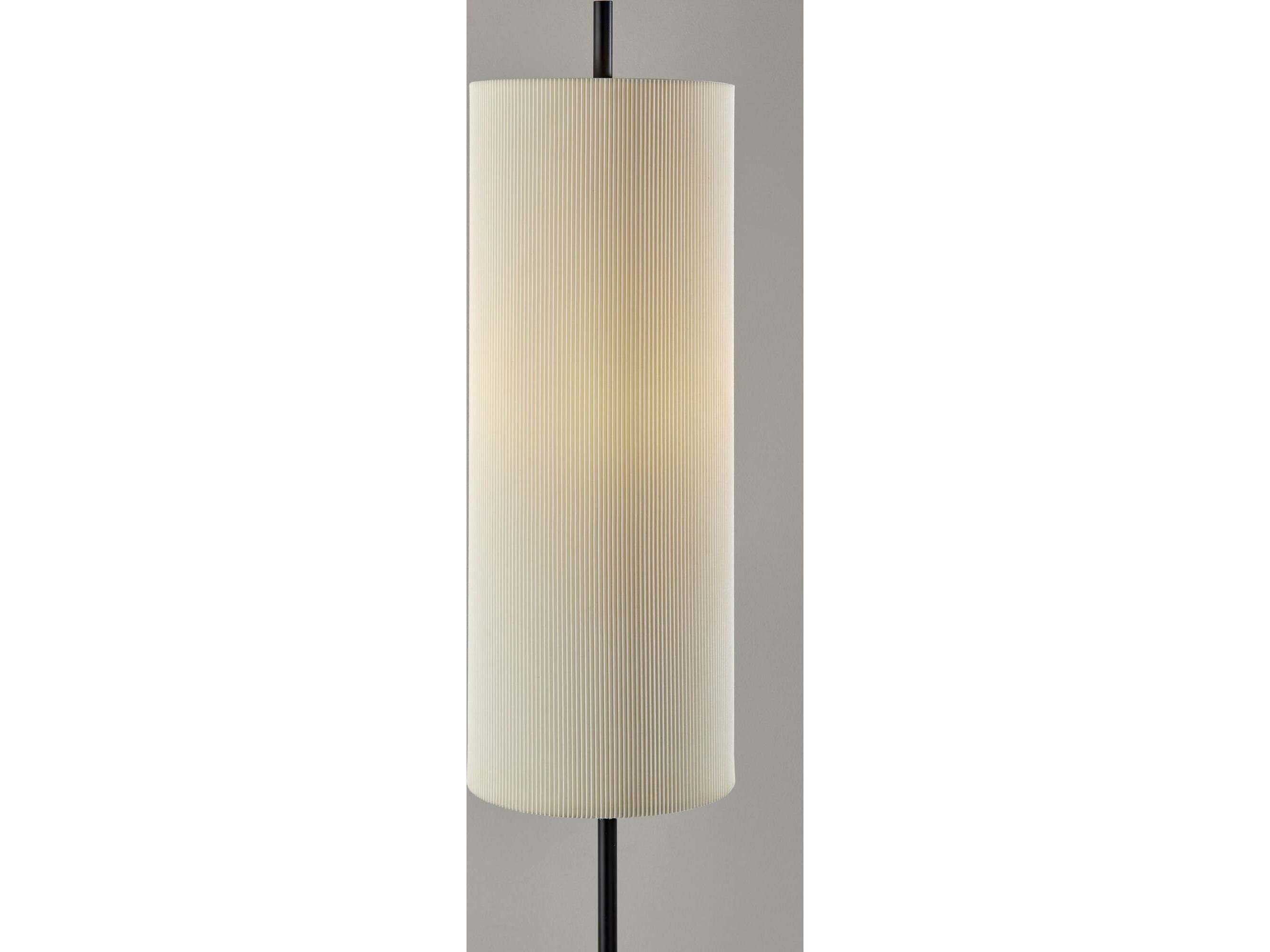 Adesso Eleanor Black Floor Lamp