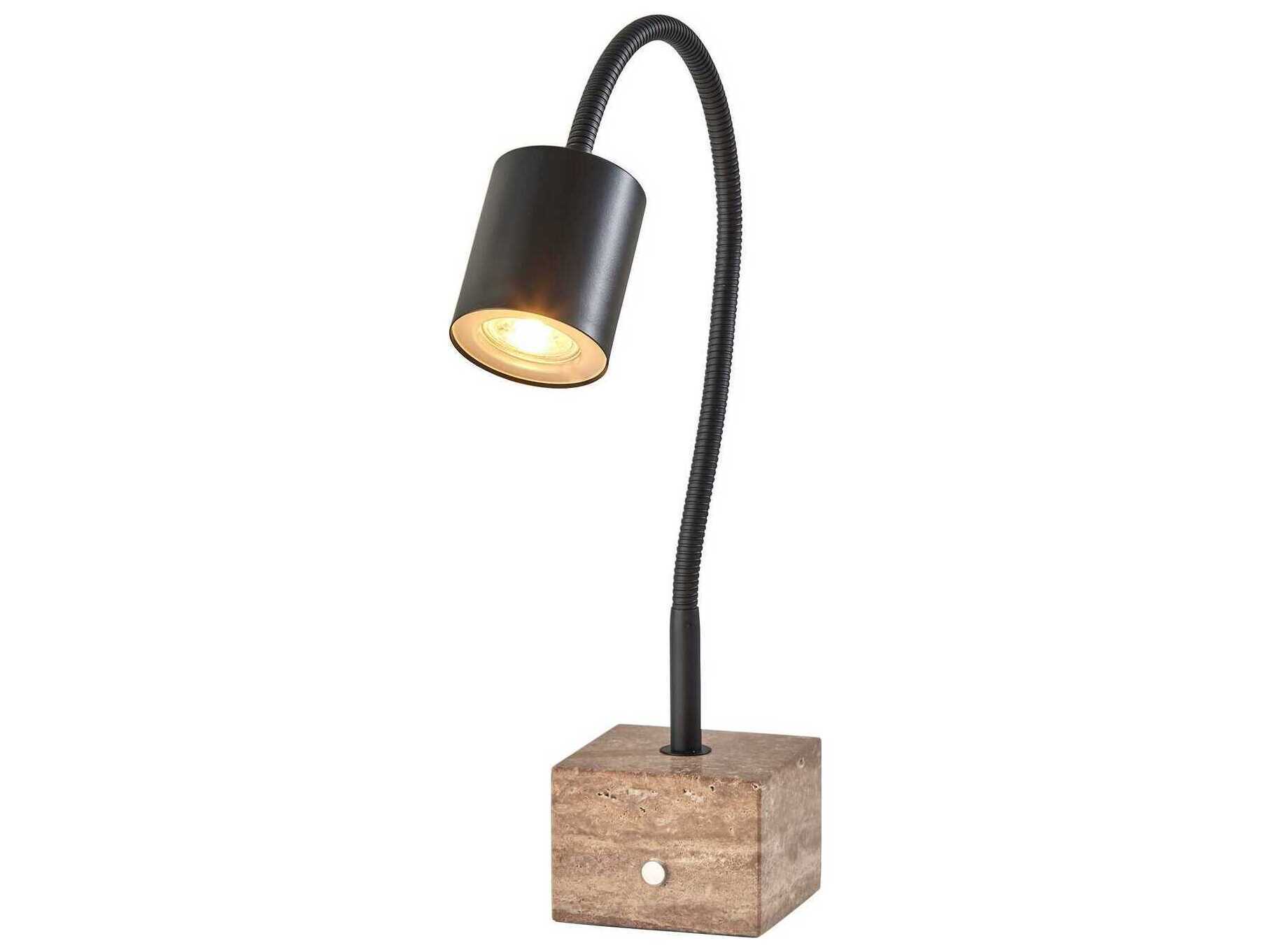 Adesso Rutherford Black Metal Desk Lamp