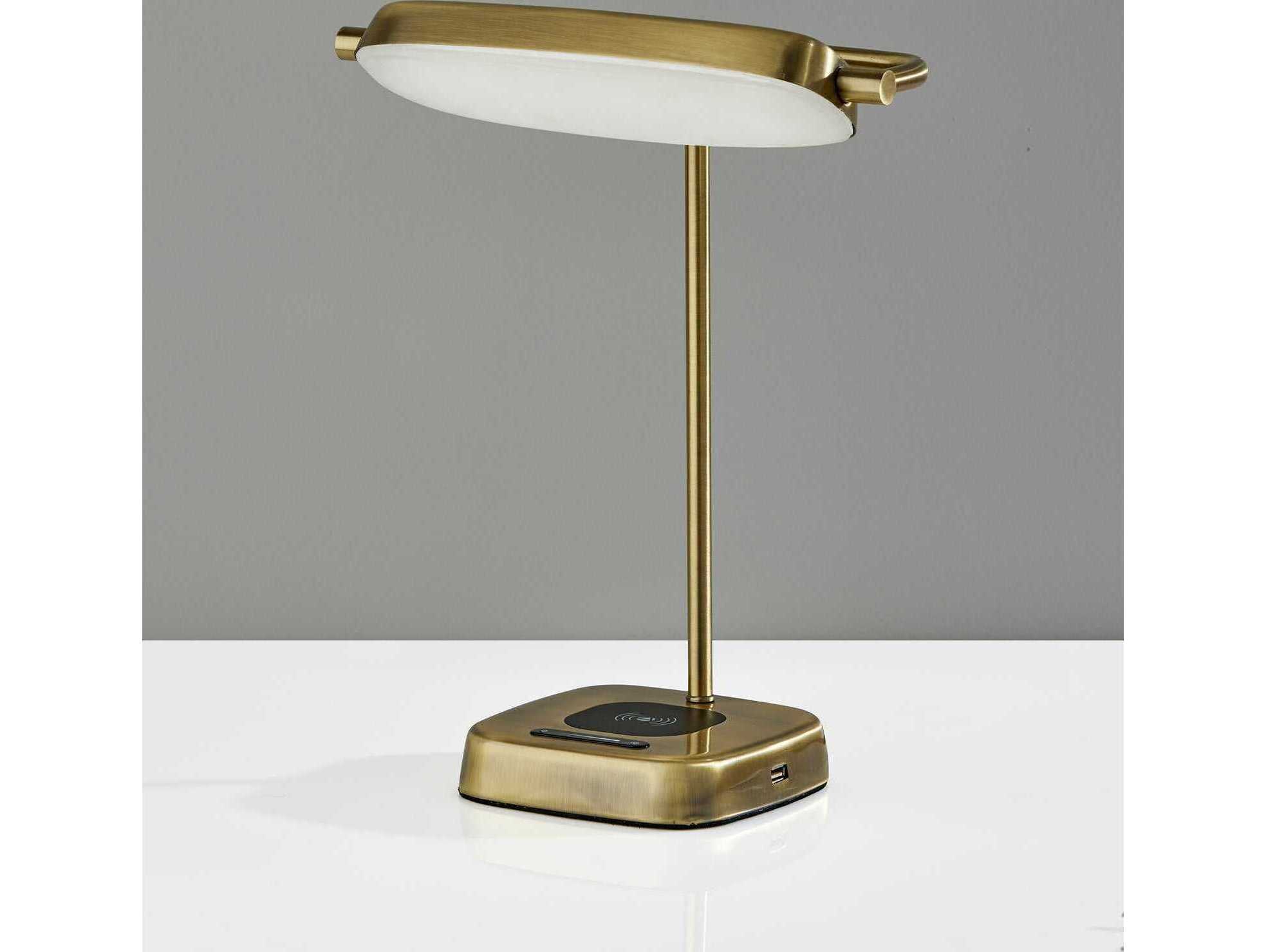 Adesso Radley Antique Brass Desk Lamp