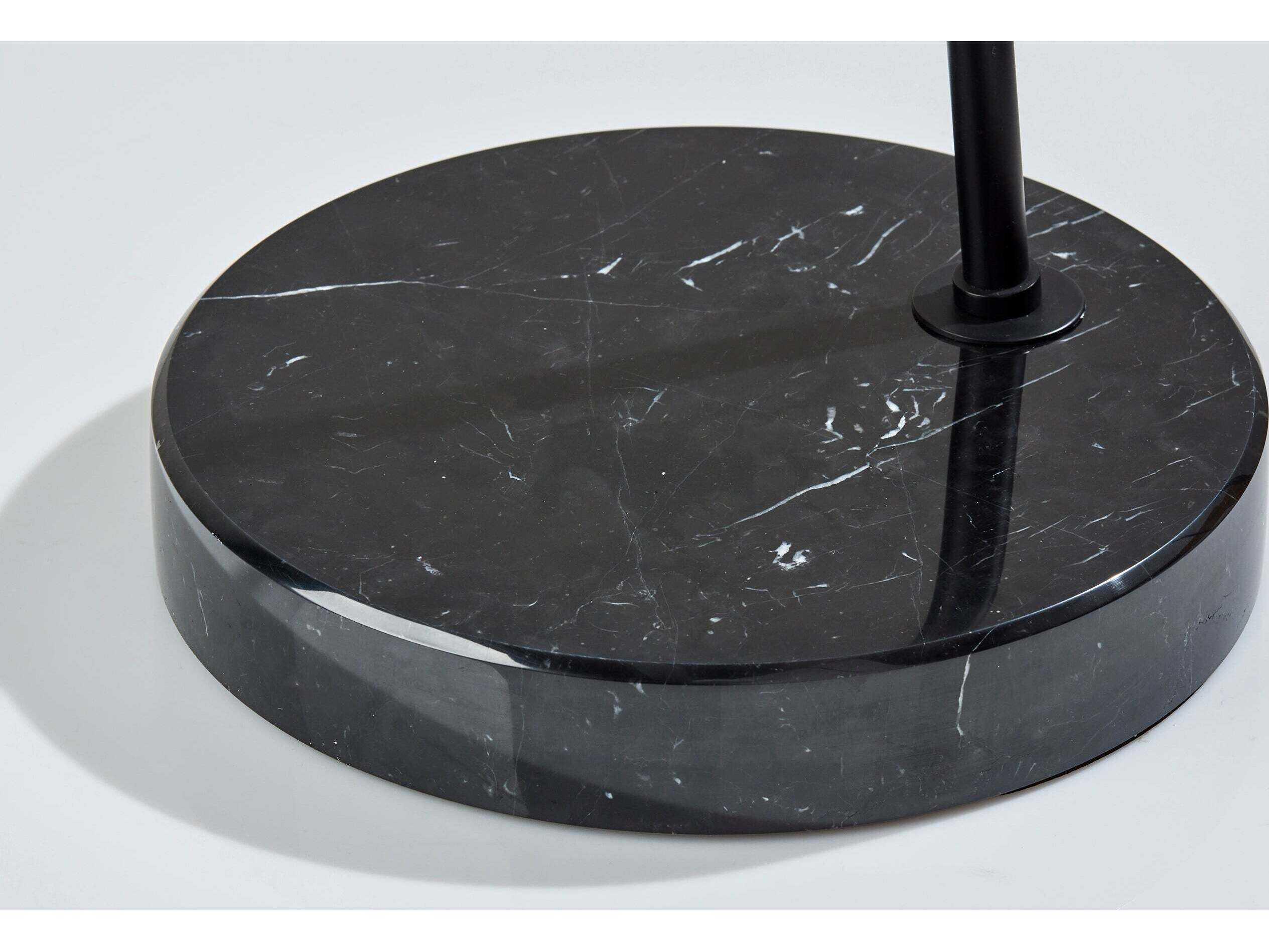 Adesso Chrystie Black Light Brown Textured Fabric Floor Lamp