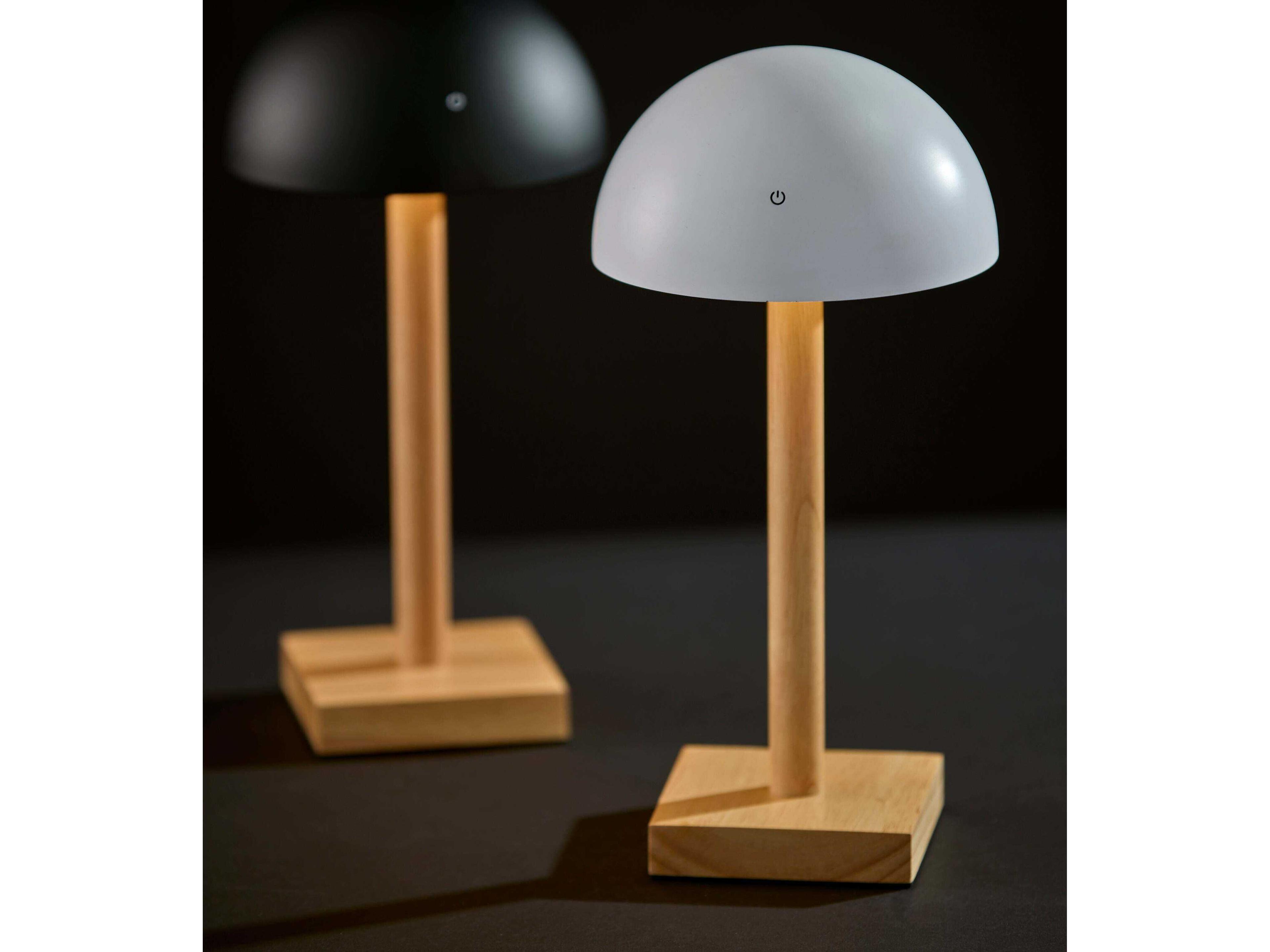 Adesso Nash White Natural Painted Plastic Brown Table Lamp