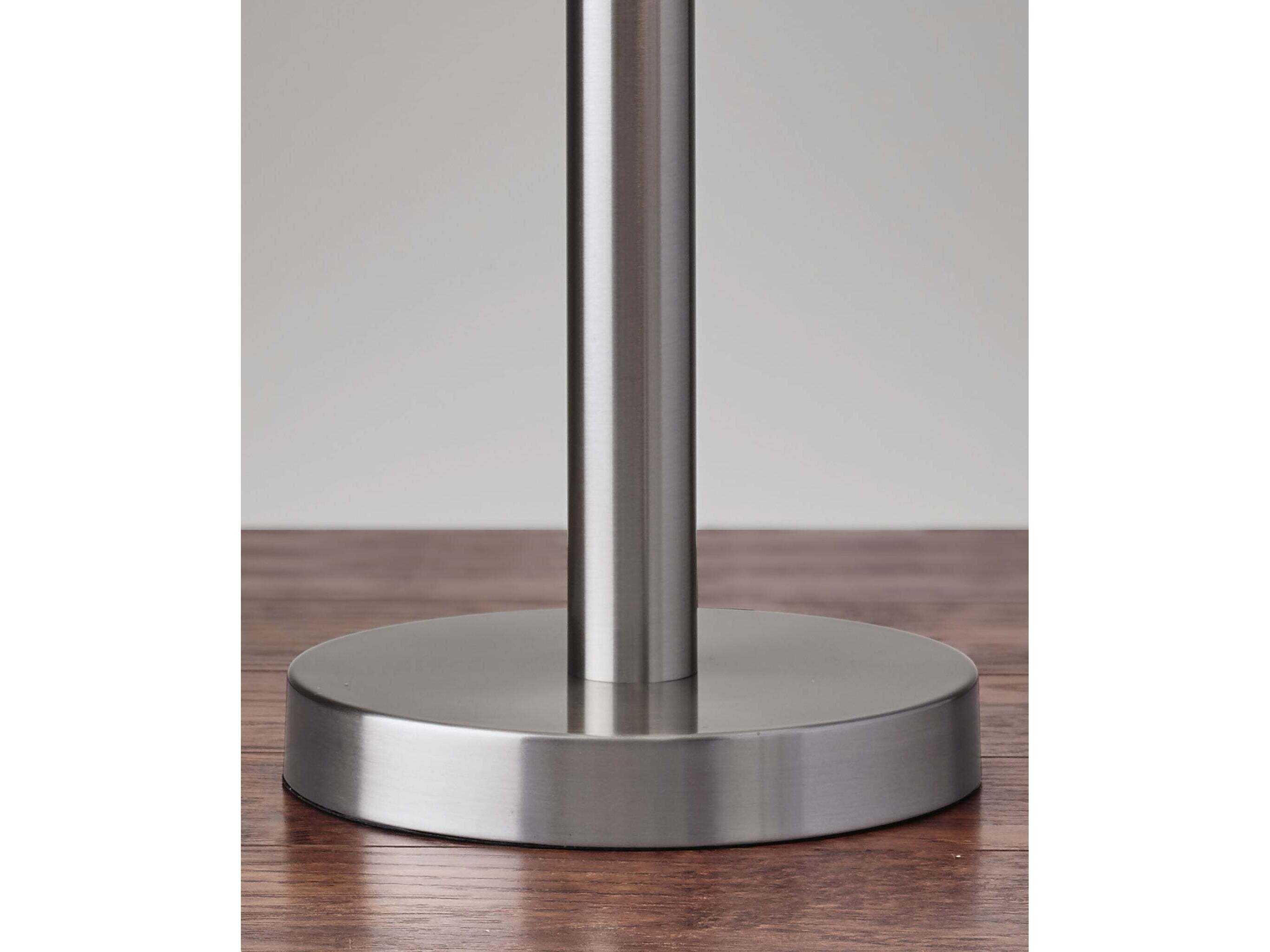 Adesso Boulevard Brushed Steel Buffet Lamp