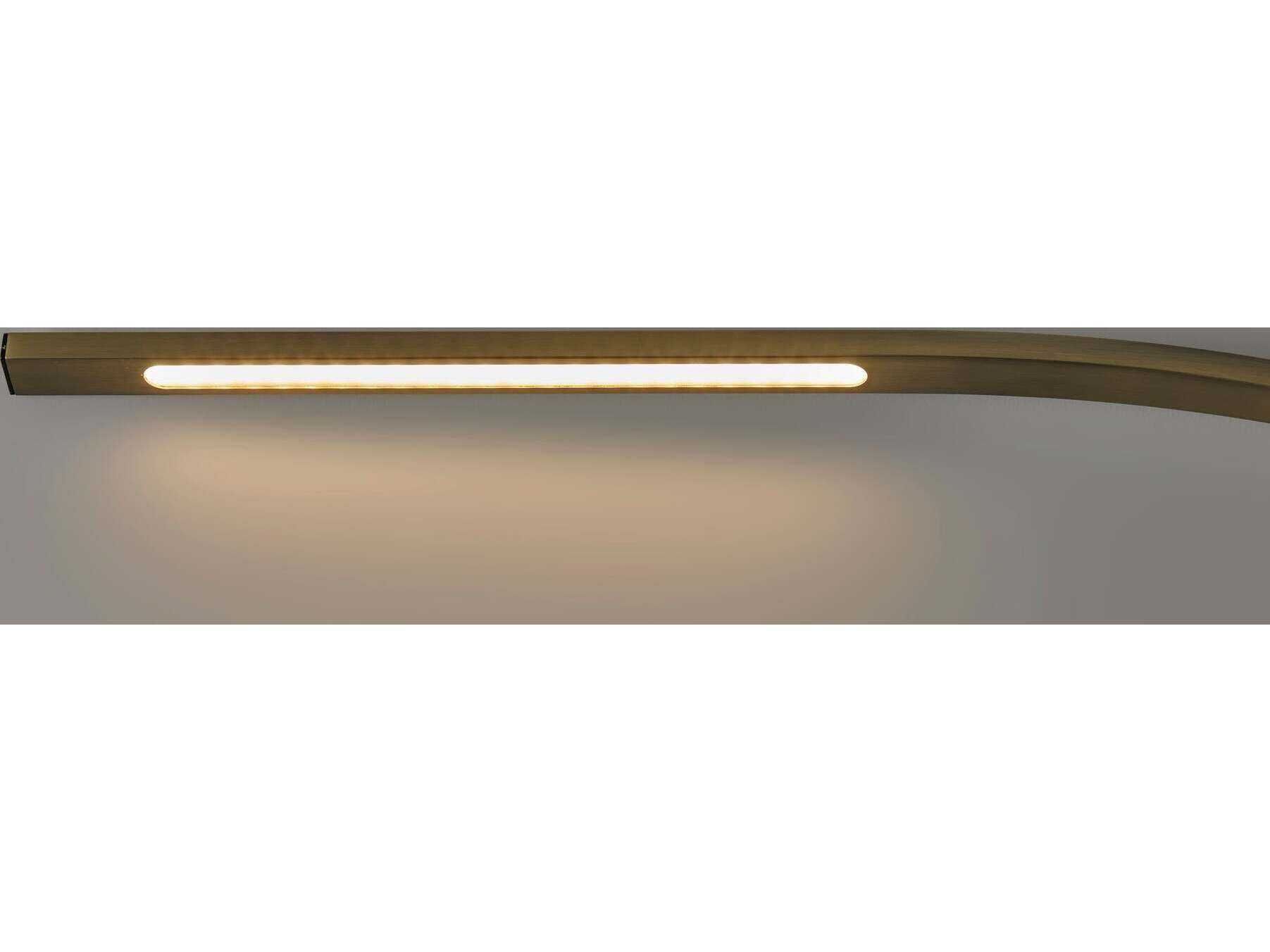 Adesso Sonic Antique Brass Floor Lamp