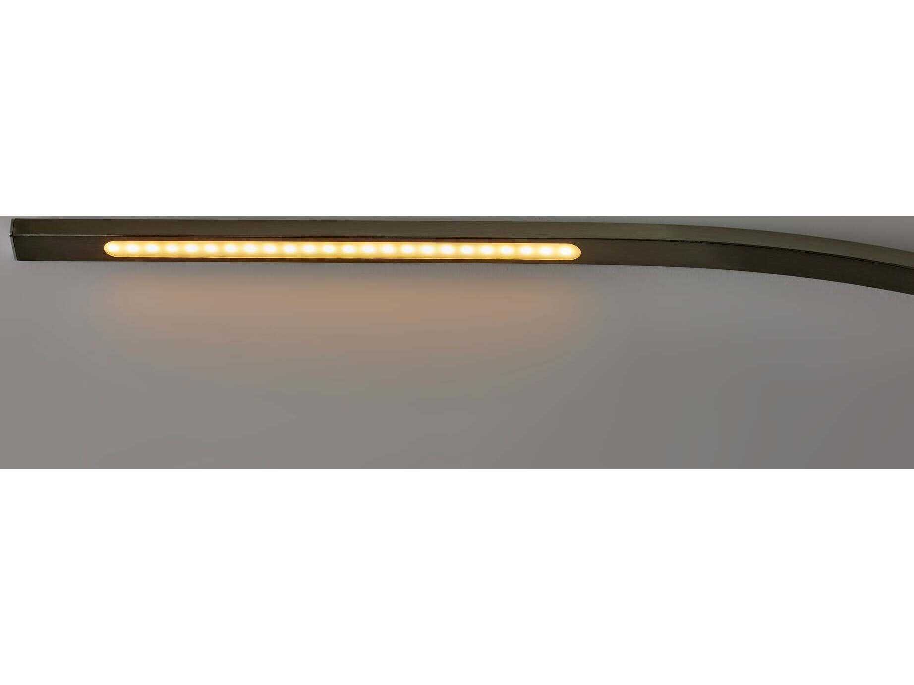 Adesso Sonic Brushed Steel Floor Lamp