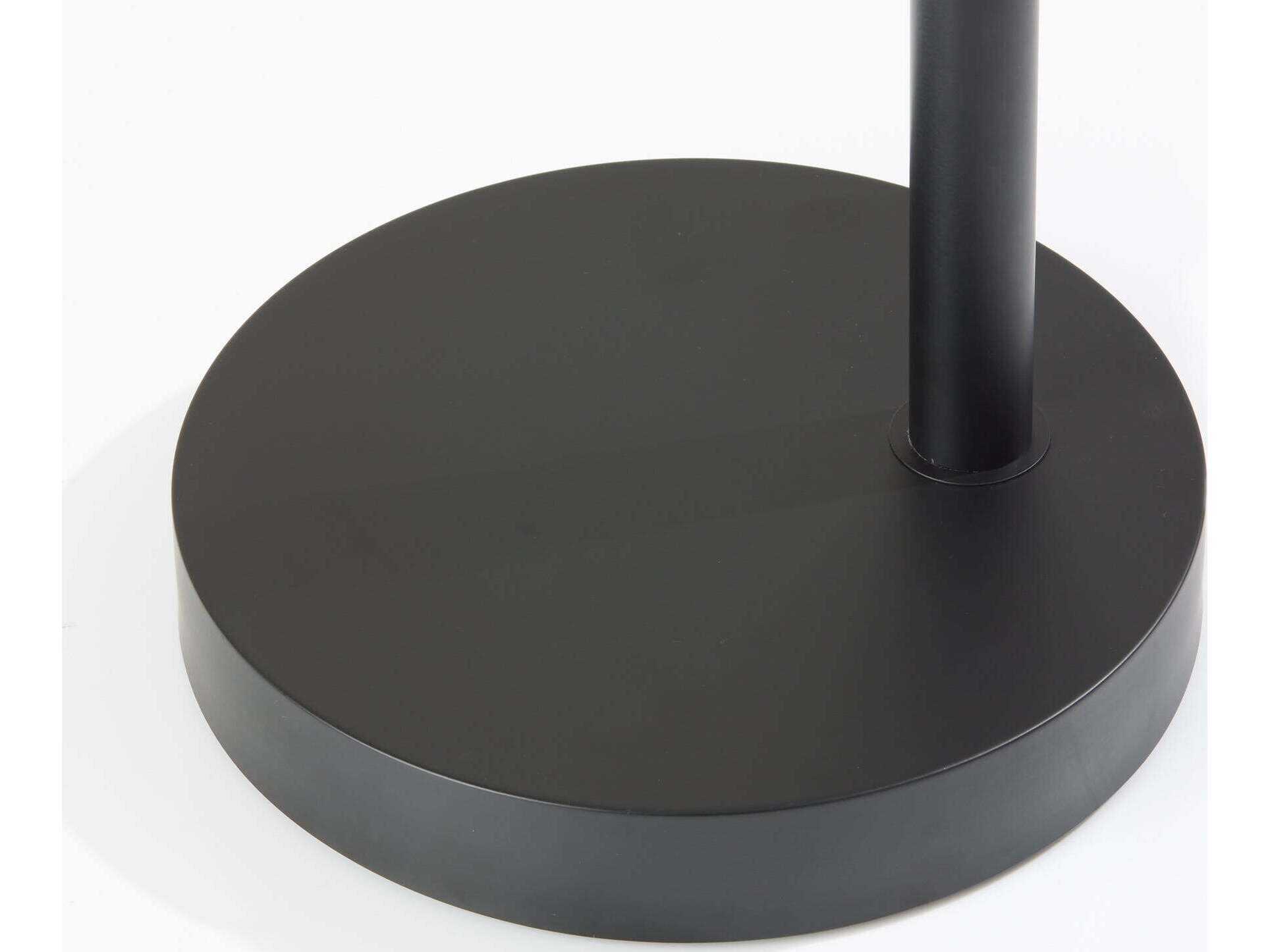 Adesso Bowery Black Natural Woven With Trim Floor Lamp