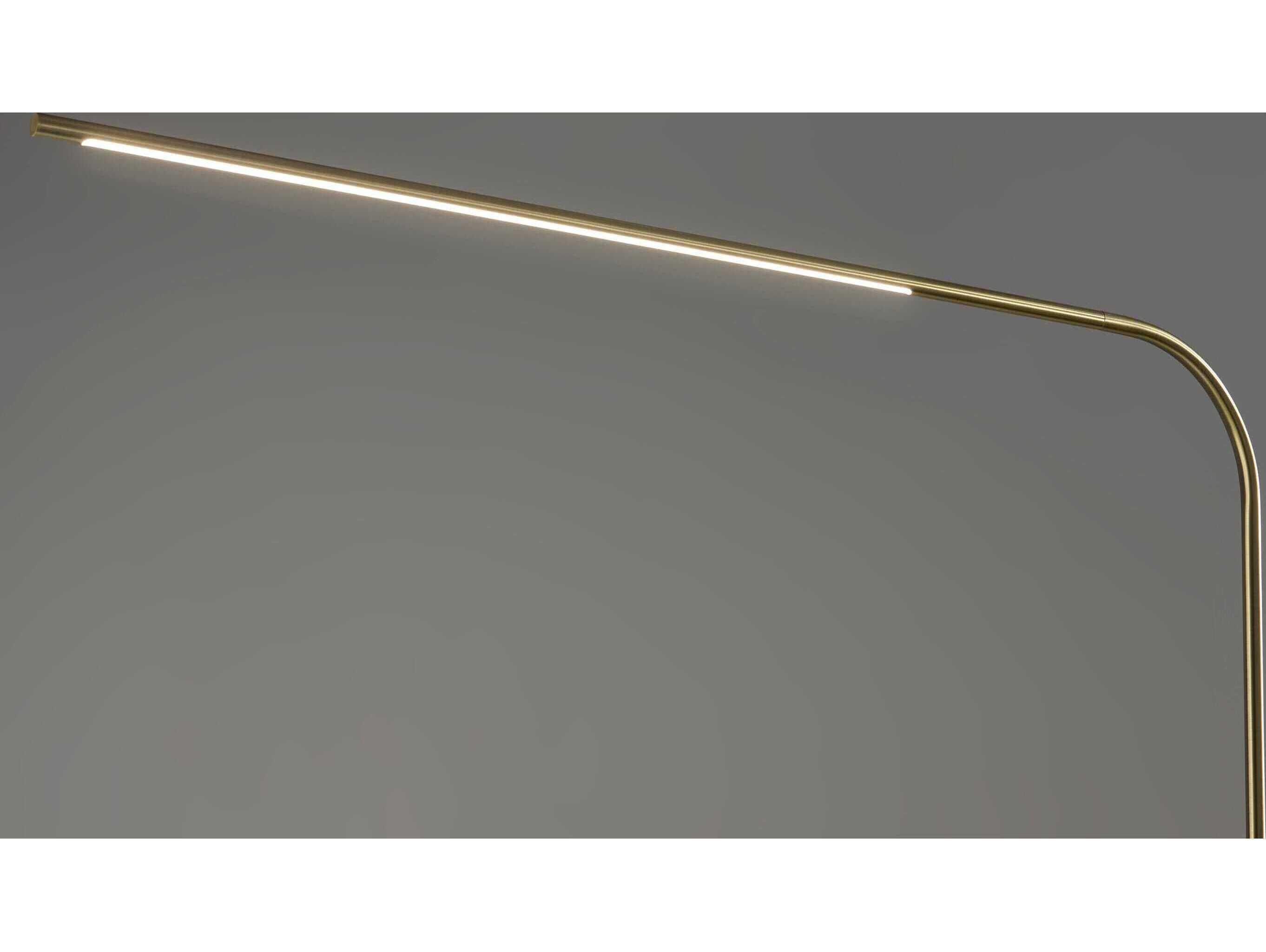 Adesso Cullen Antique Brass Floor Lamp