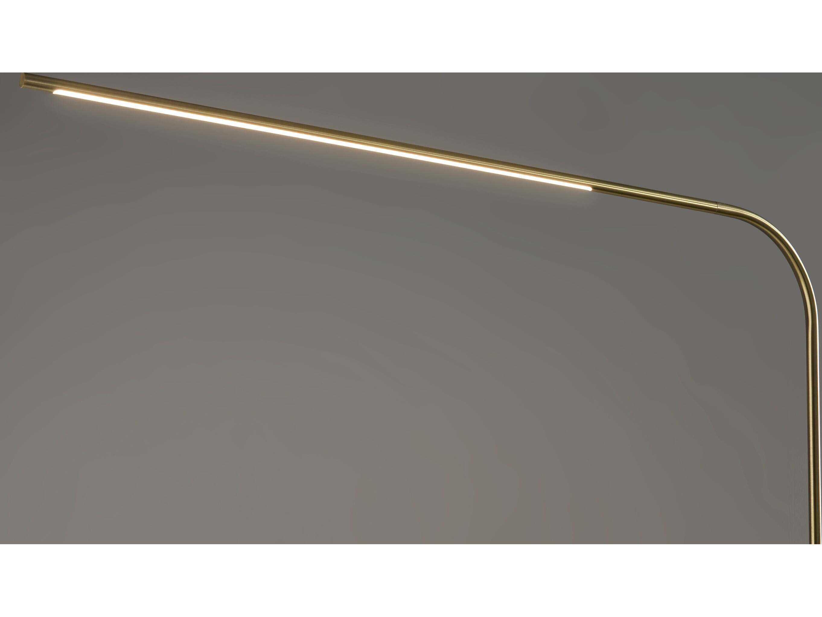 Adesso Cullen Antique Brass Floor Lamp