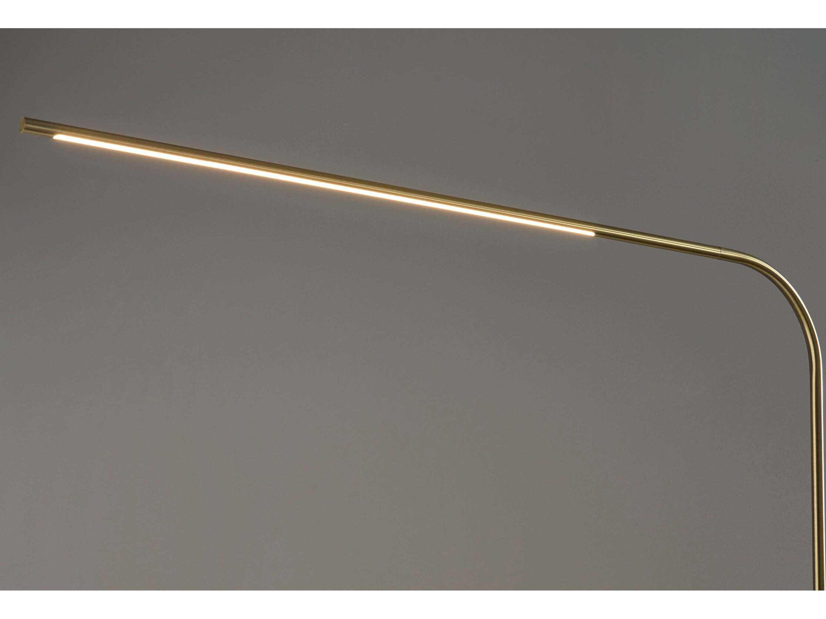 Adesso Cullen Antique Brass Floor Lamp