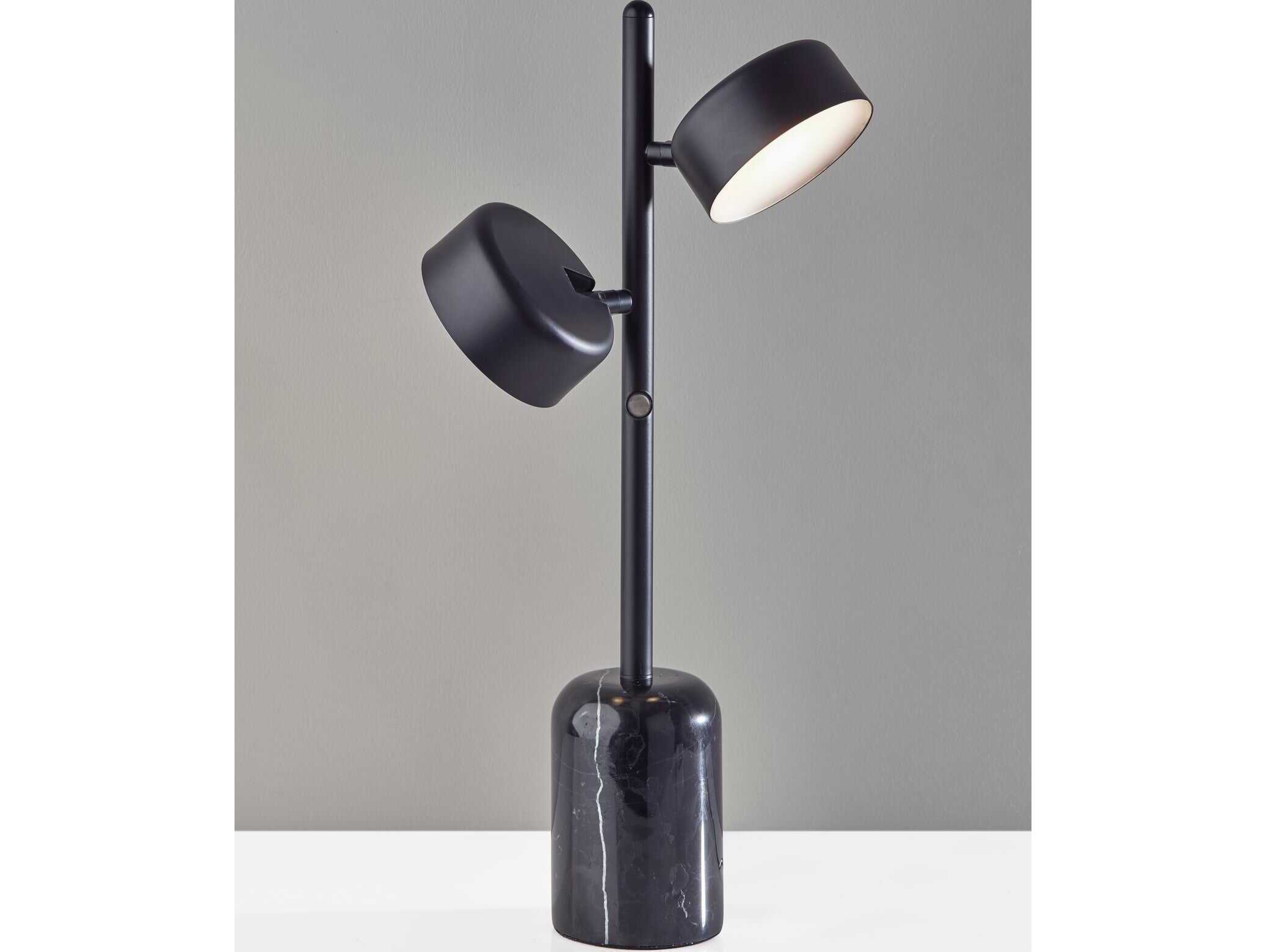 Adesso Bryant Black Metal Table Lamp