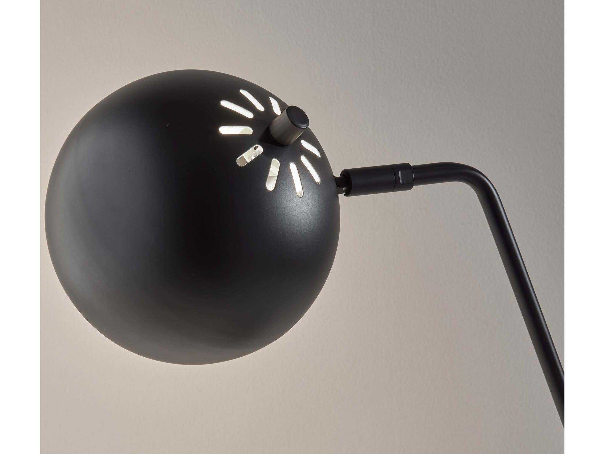 Adesso Emerson Black Painted Metal Desk Lamp