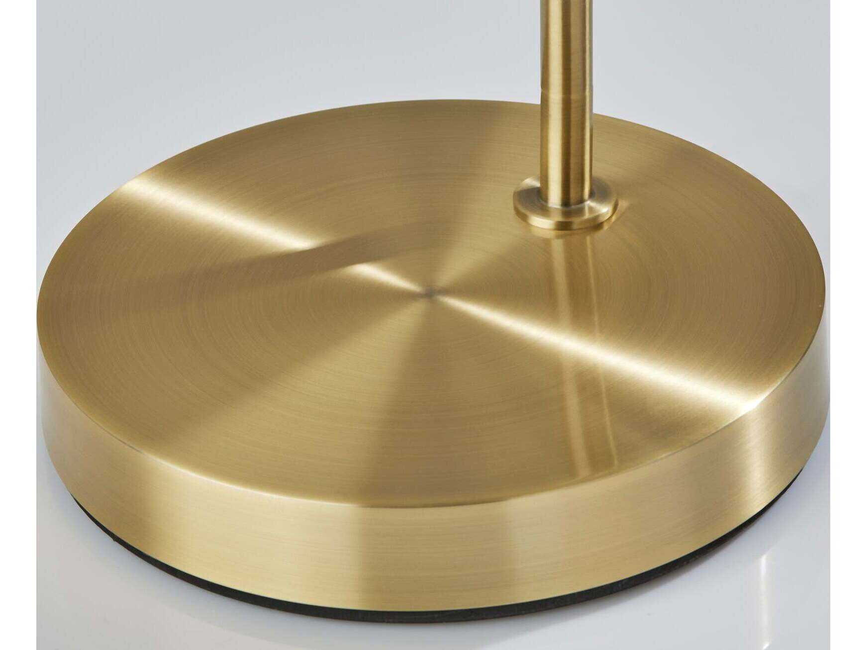 Adesso Duke Antique Brass Floor Lamp