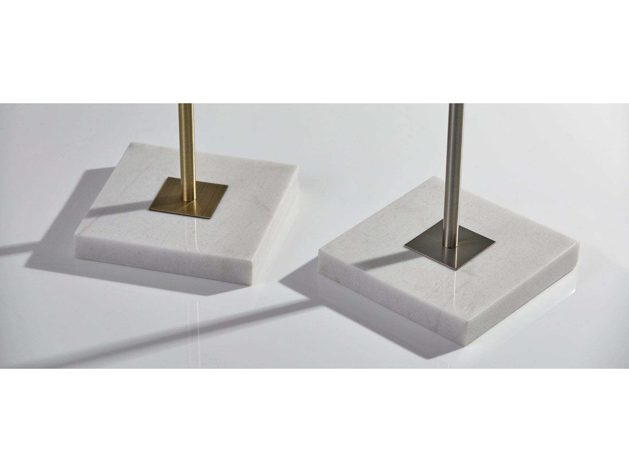 Adesso Fiona Antique Brass White Opal Glass Floor Lamp