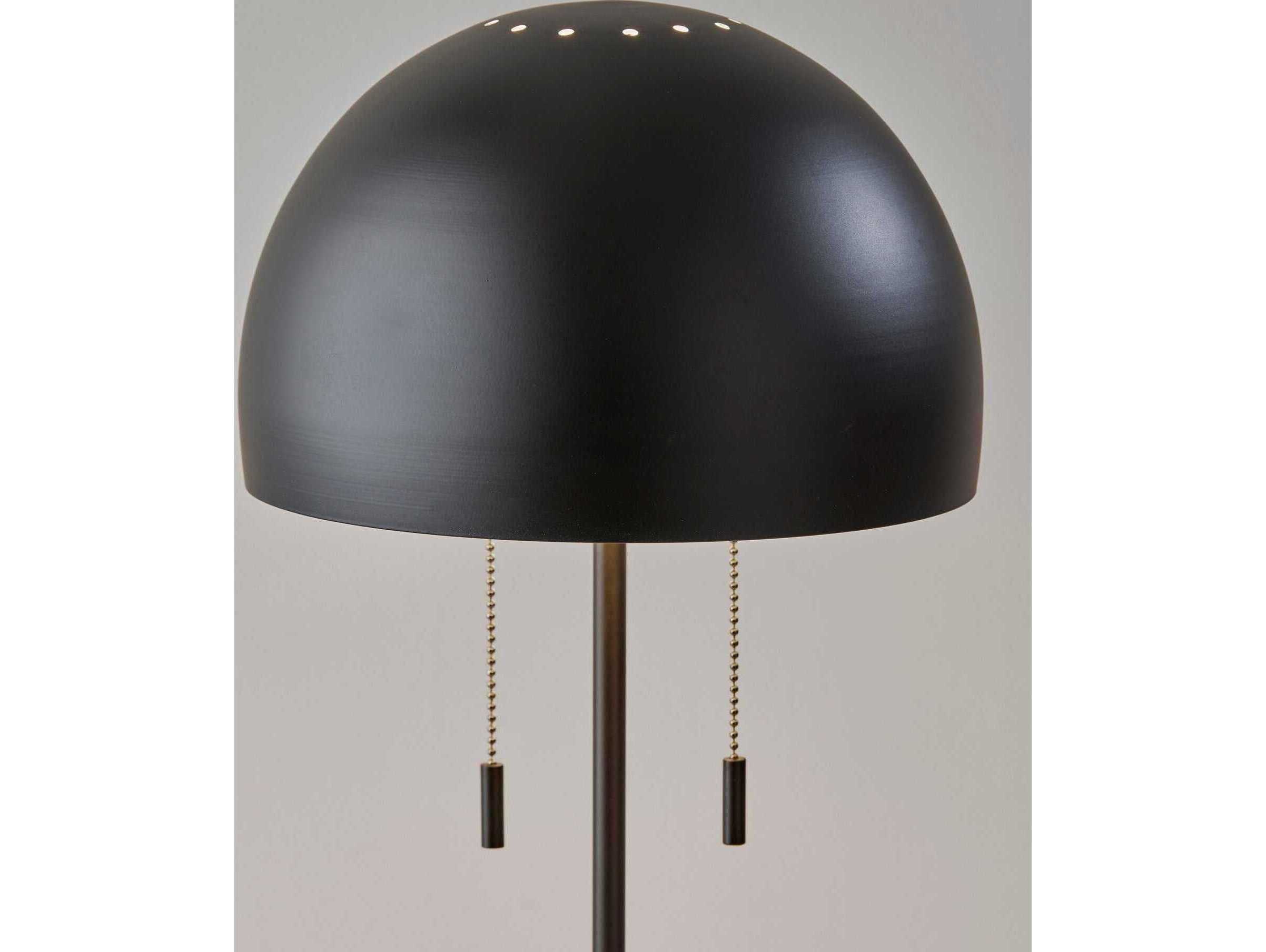Adesso Wilder Black Metal Table Lamp