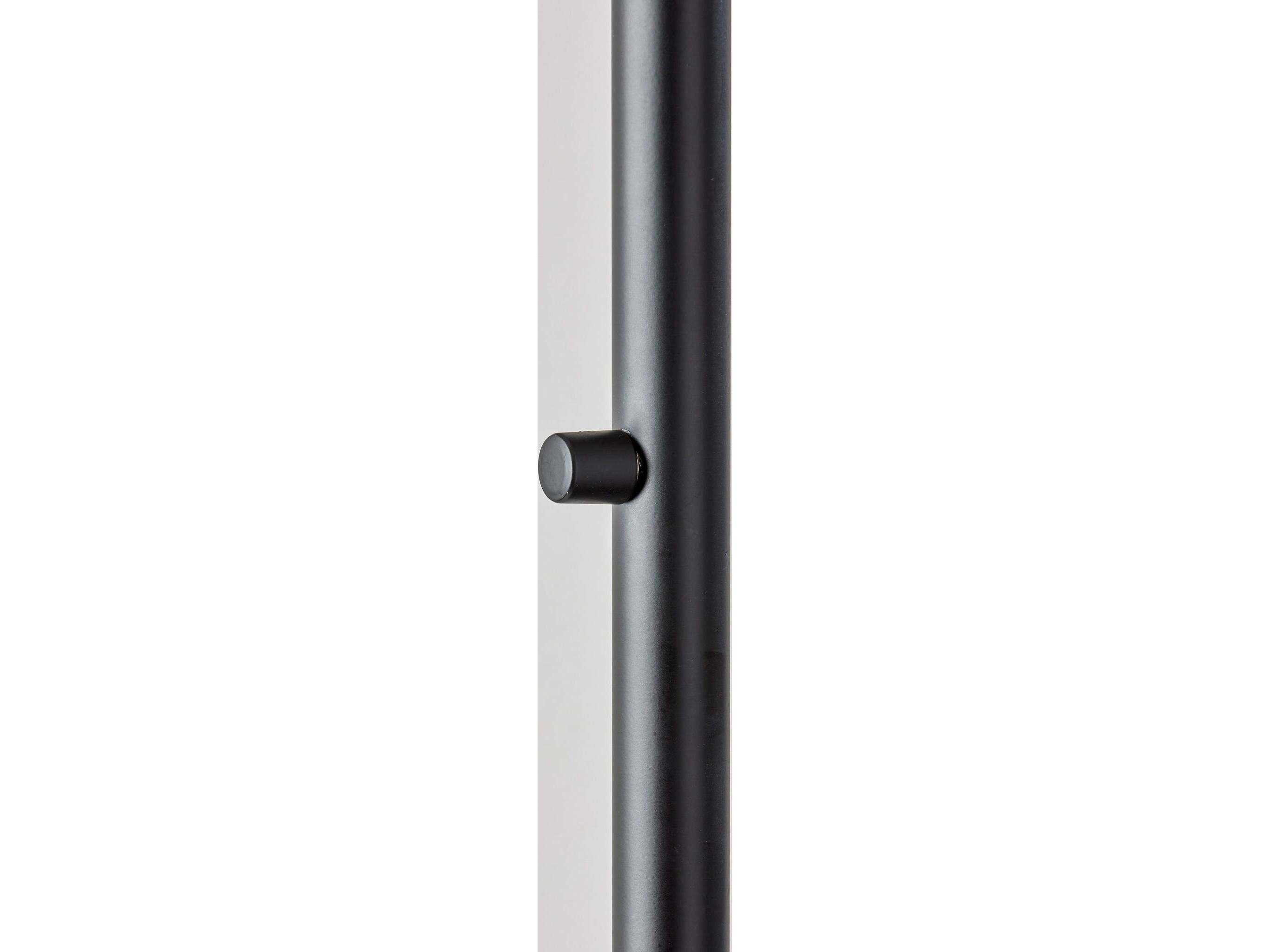 Adesso Wilder Black Metal Floor Lamp