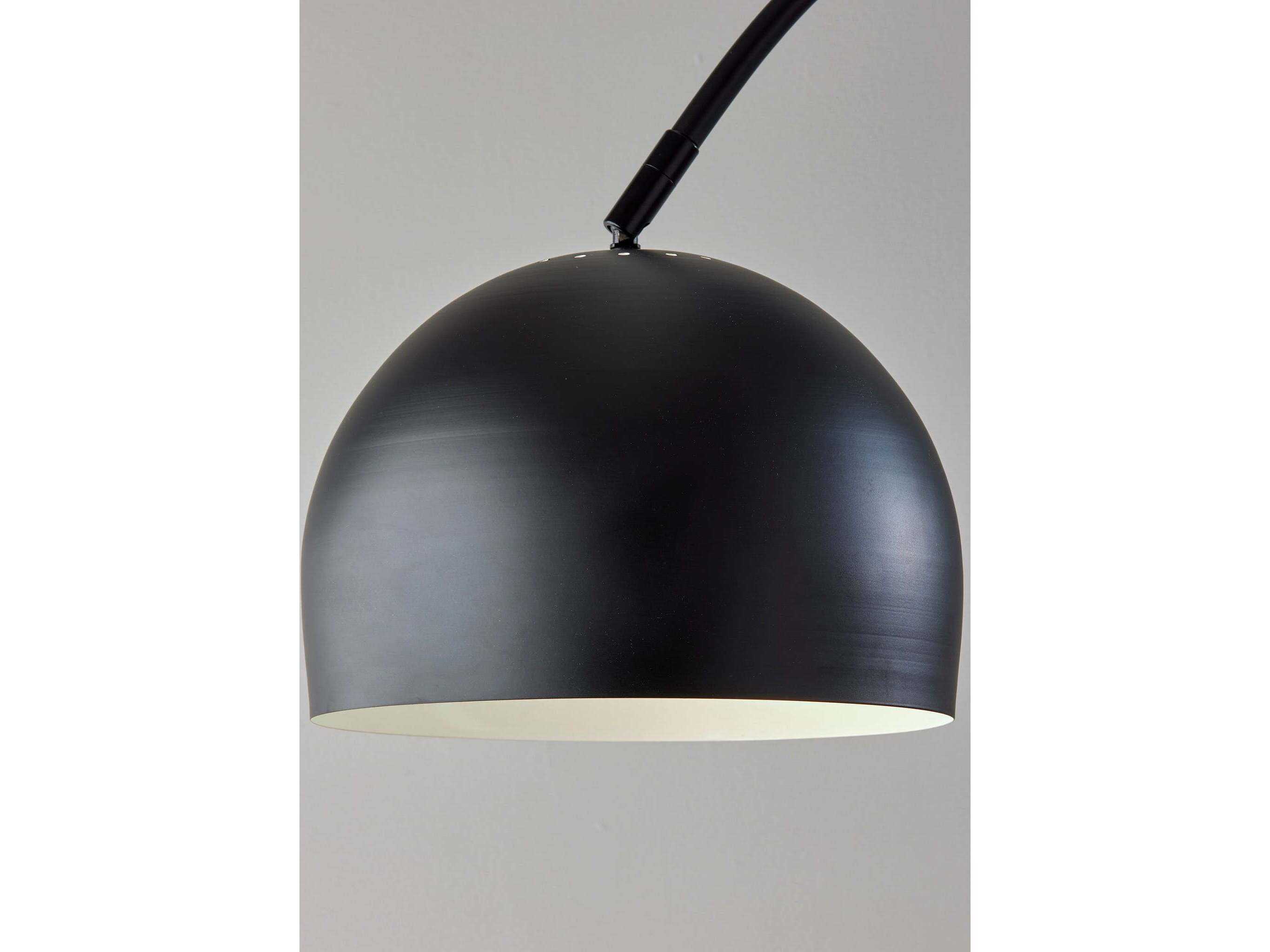 Adesso Wilder Black Metal Floor Lamp