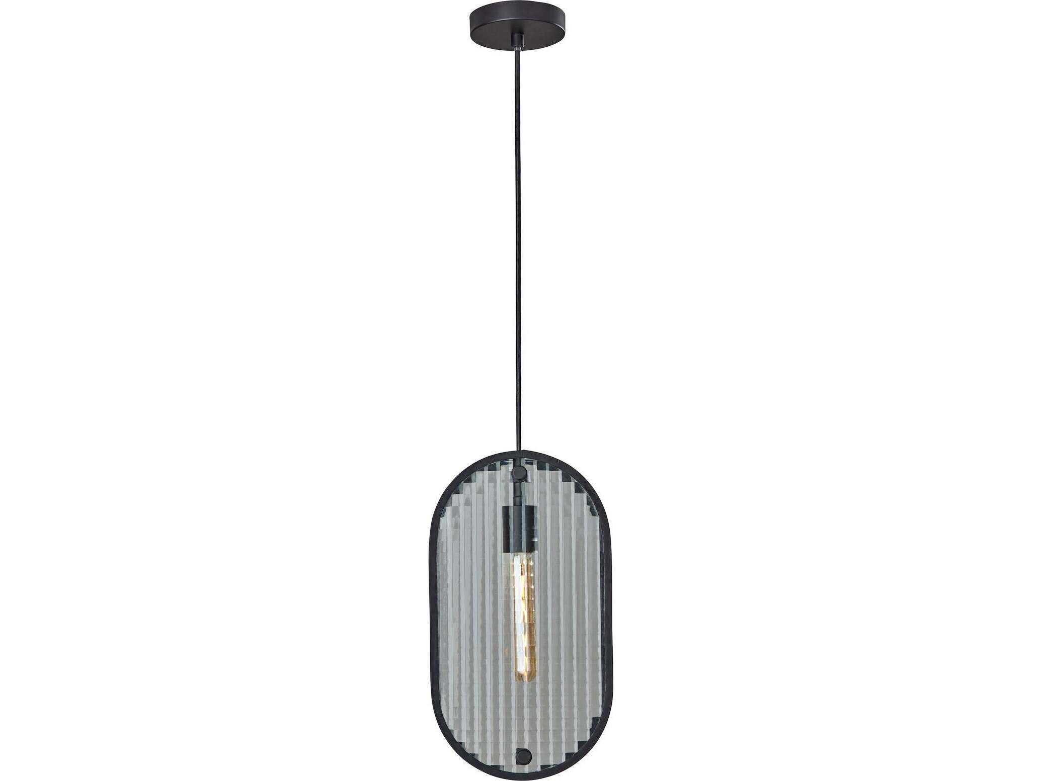 Adesso Landon Black Mini Pendant