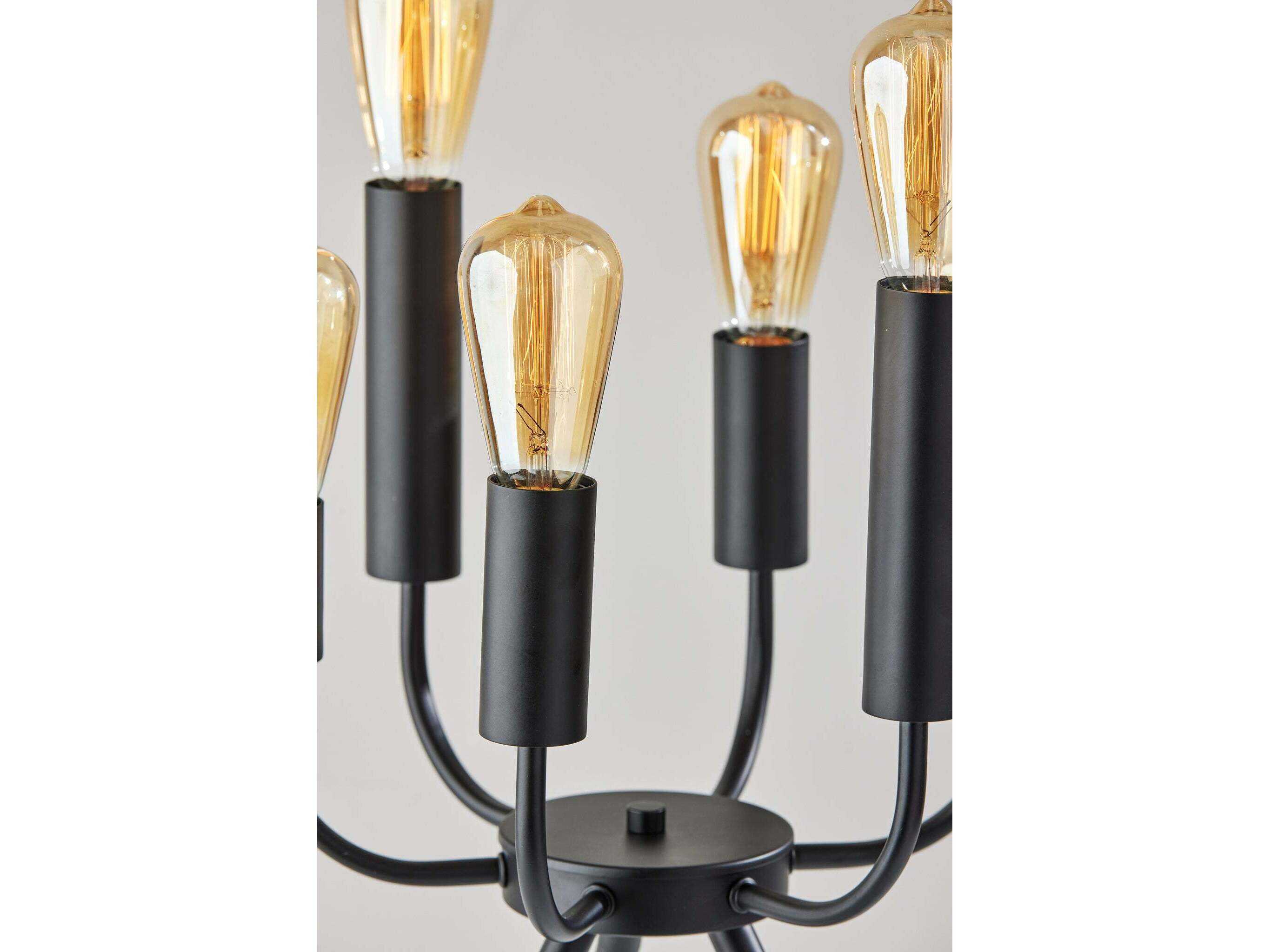 Adesso Rory Black Table Lamp