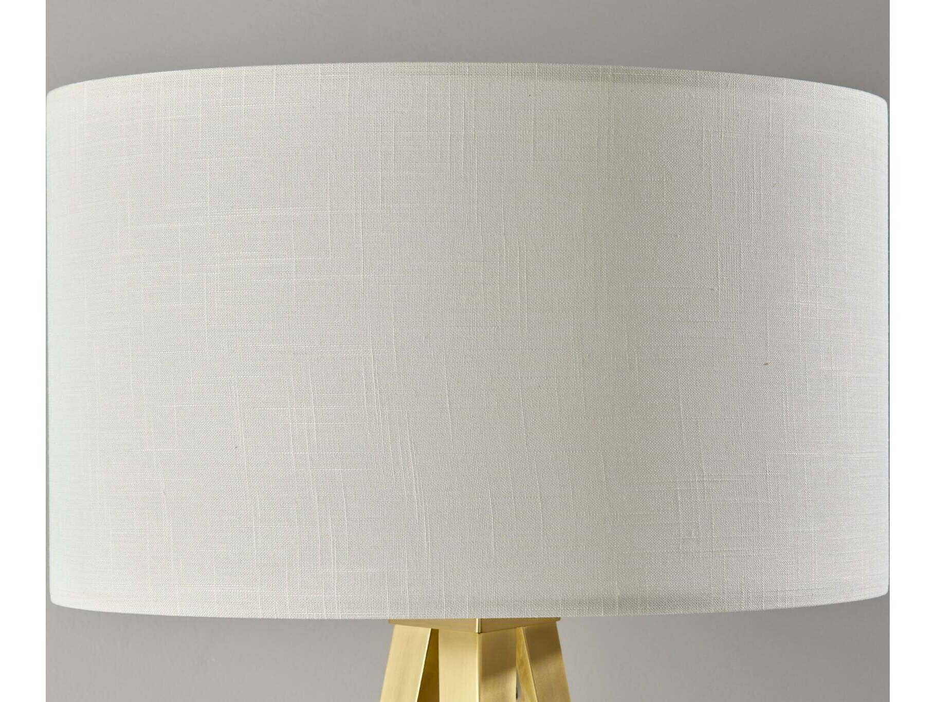 Adesso Director Antique Brass Floor Lamp